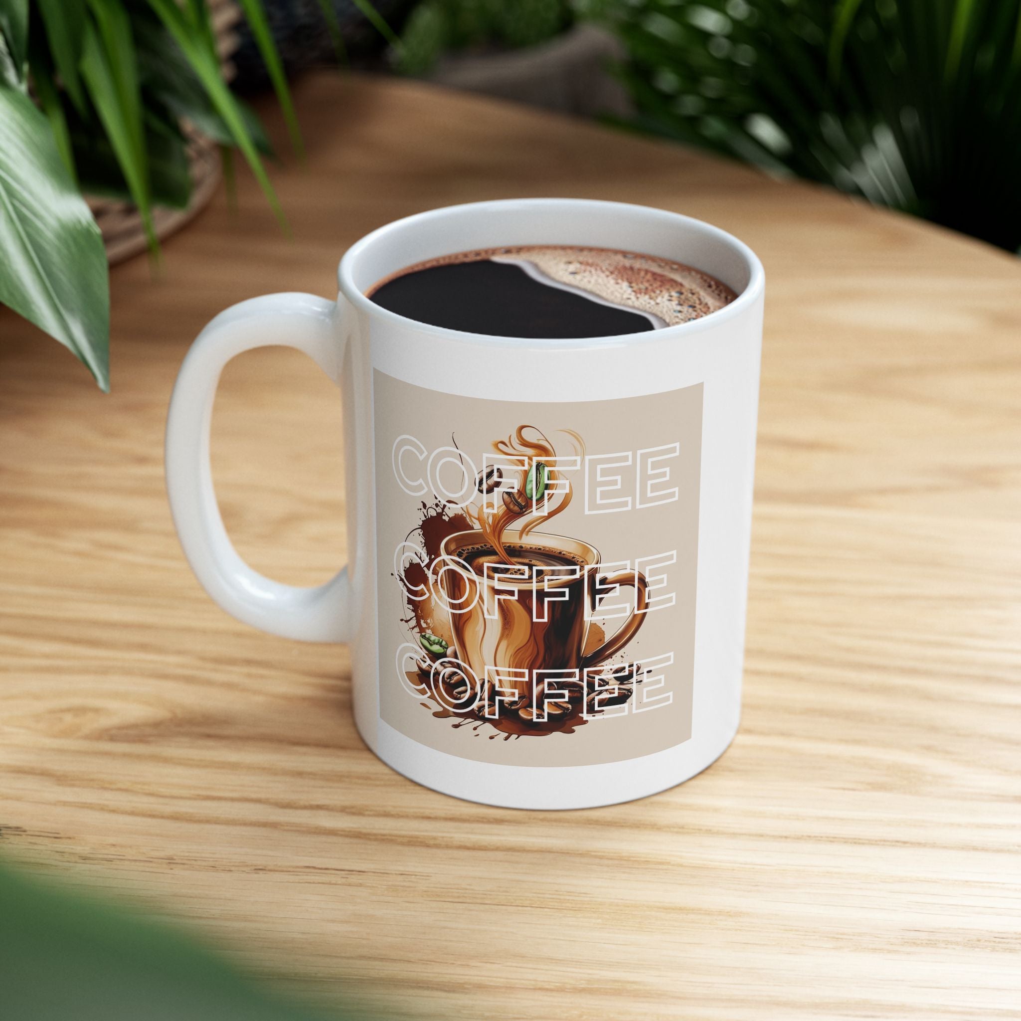 Coffee Lover's Ceramic Mug - Perfect Gift for Tea & Coffee Enthusiasts, Kitchen Decor, Birthday Gift, Home, Office, Morning Essentials