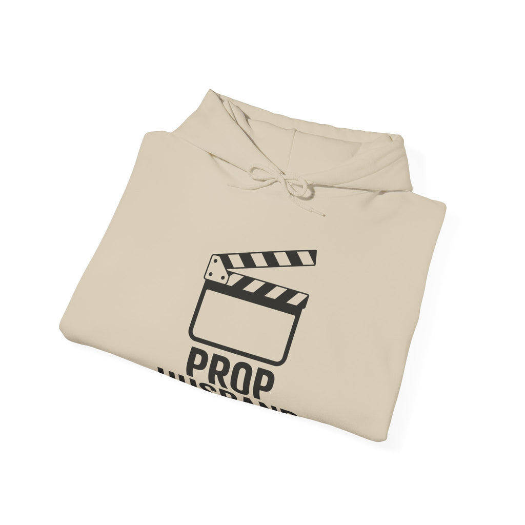 Prop Husband Hoodie — Funny Film Clapper Hooded Sweatshirt for Movie Lovers & Crew