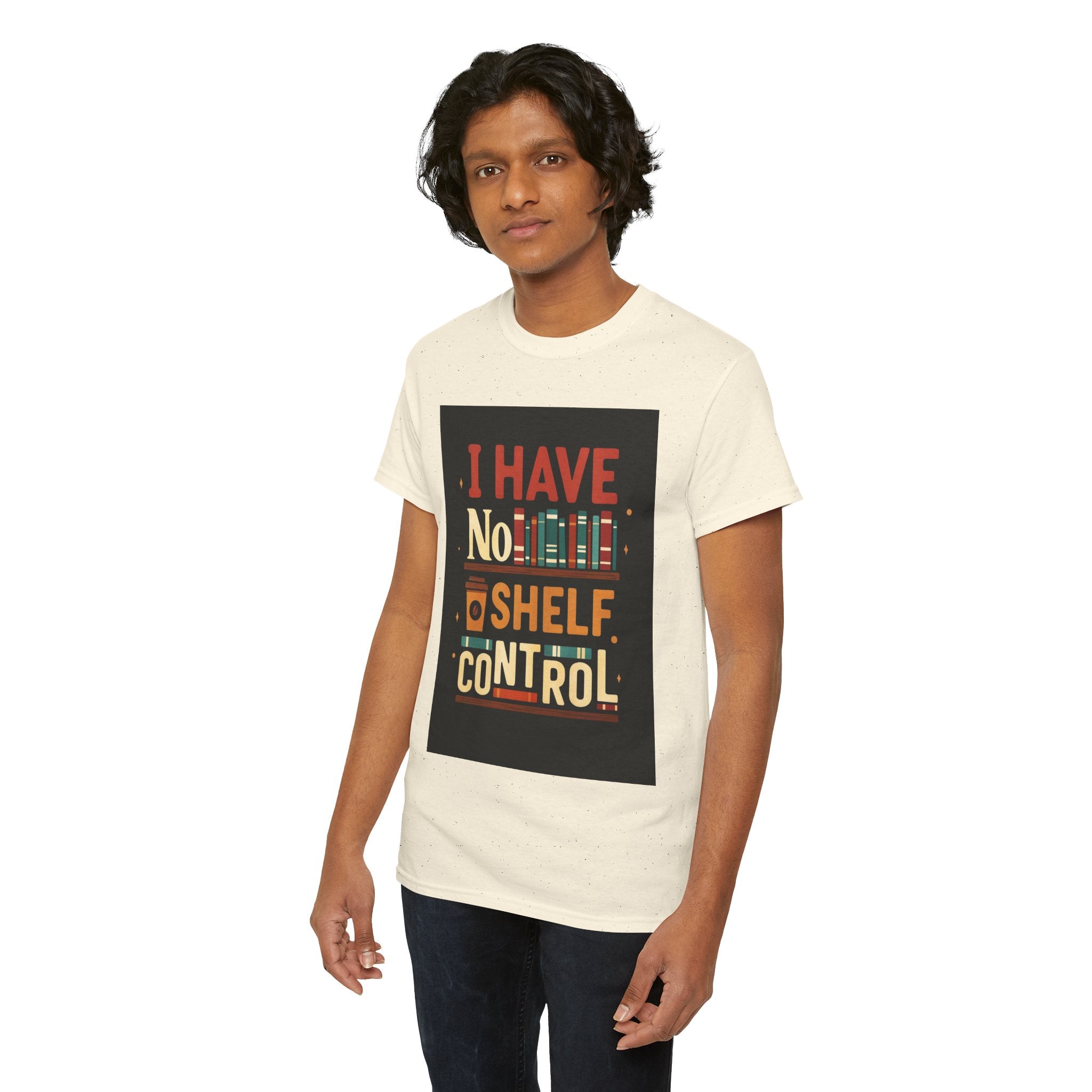 Book Lover's Humor Tee - I Have No Shelf Control, Gift for Readers, Bookish Apparel, Casual Wear, Funny T-Shirt