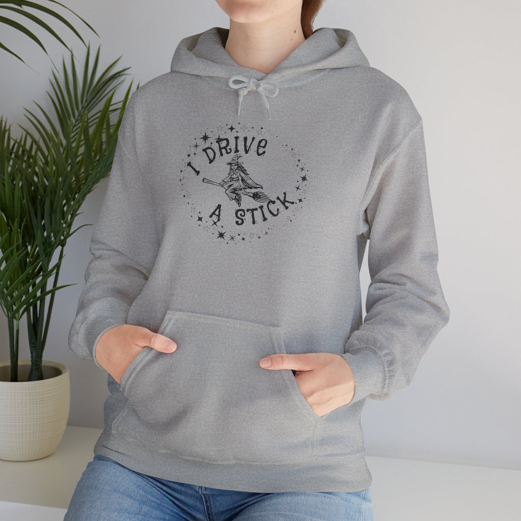 Funny I DRIVE A STICK Hoodie | Perfect Gift for Halloween, Casual Wear, Birthday, and More