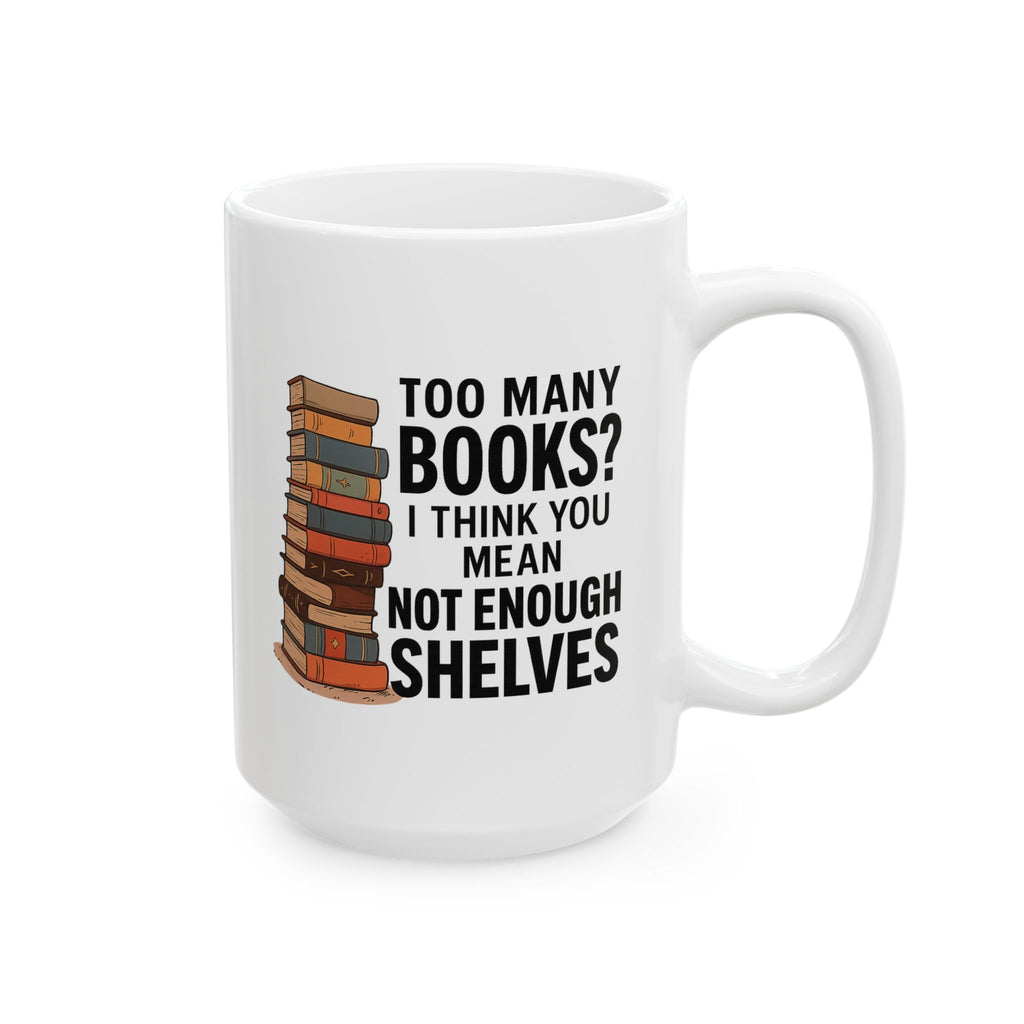 Book Lover's Ceramic Mug - Perfect Gift for Readers, Book Clubs, Librarians, Bookish Decor, Coffee & Tea Lovers