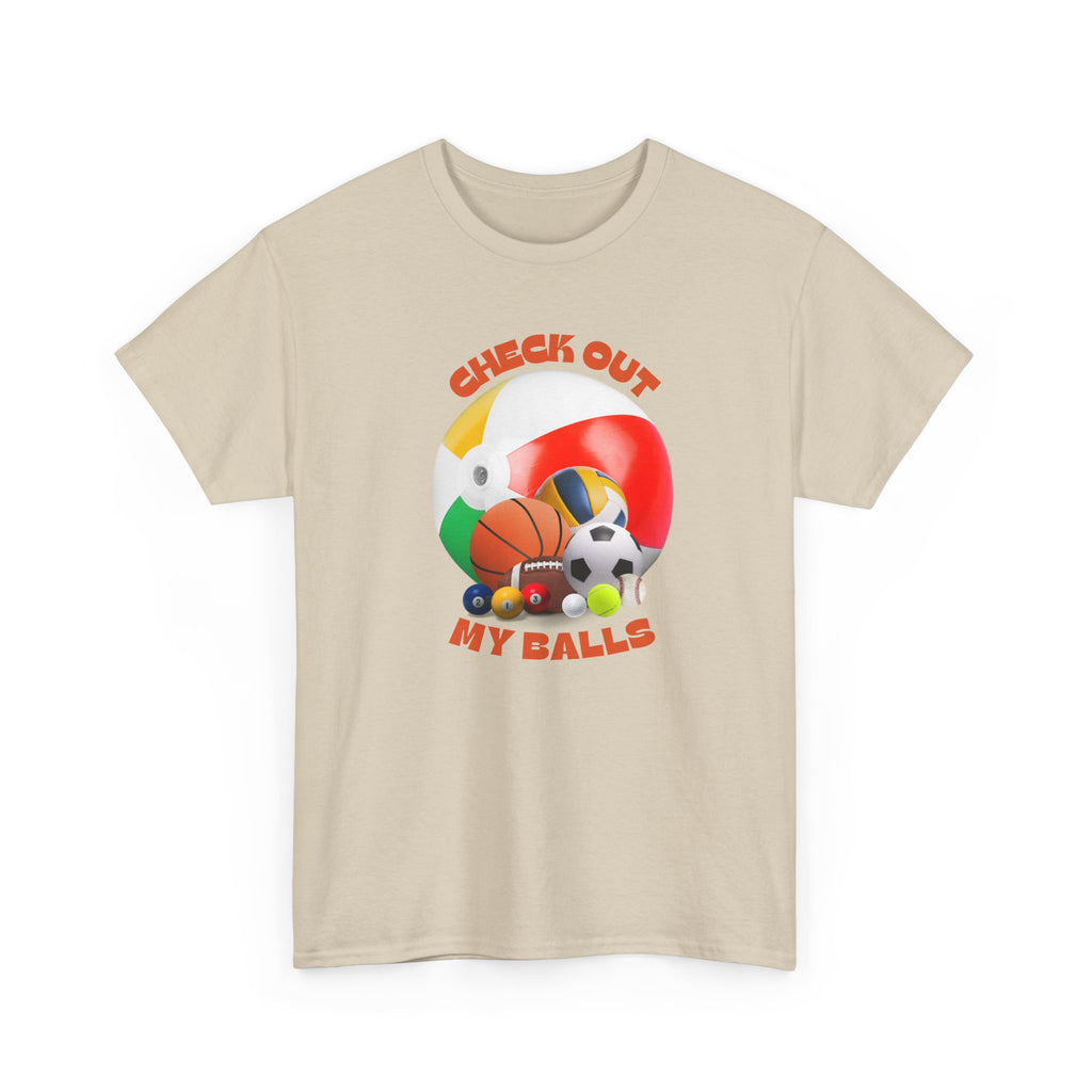 Sports Check Out My Balls T-shirt