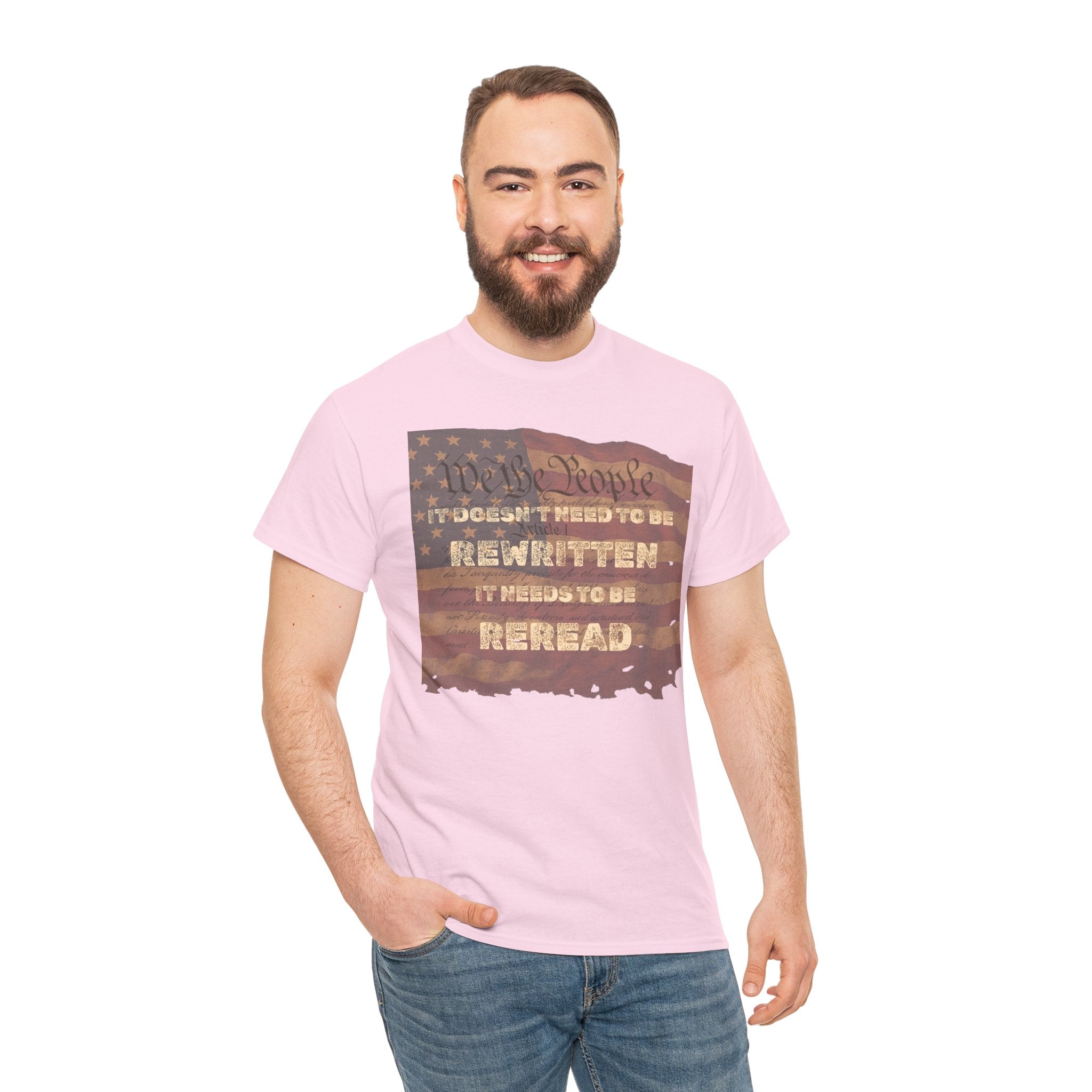 Patriotic Unisex Cotton Tee | Inspirational T-Shirt for Everyday Wear, Gifts, and Celebrations