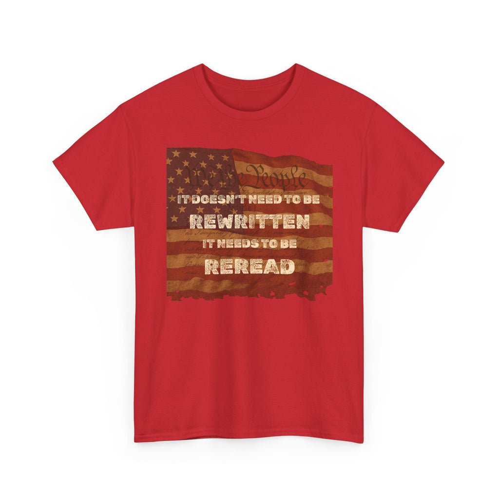 Patriotic Unisex Cotton Tee | Inspirational T-Shirt for Everyday Wear, Gifts, and Celebrations