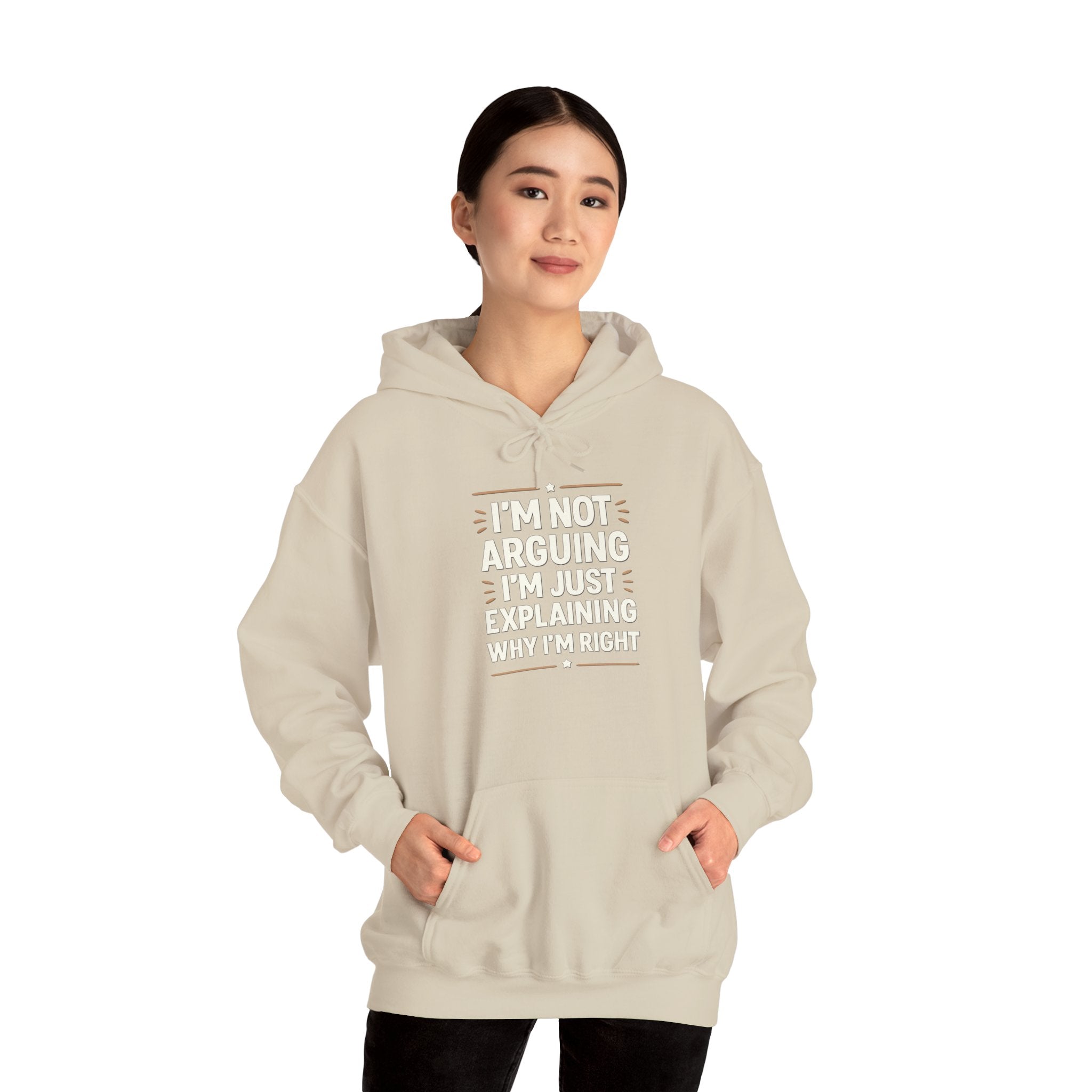 Who IS Right? Humorous Unisex Hooded Sweatshirt - Perfect for Friends, Family Gifts, Casual Wear, Comedy Lovers, Cozy Outfits