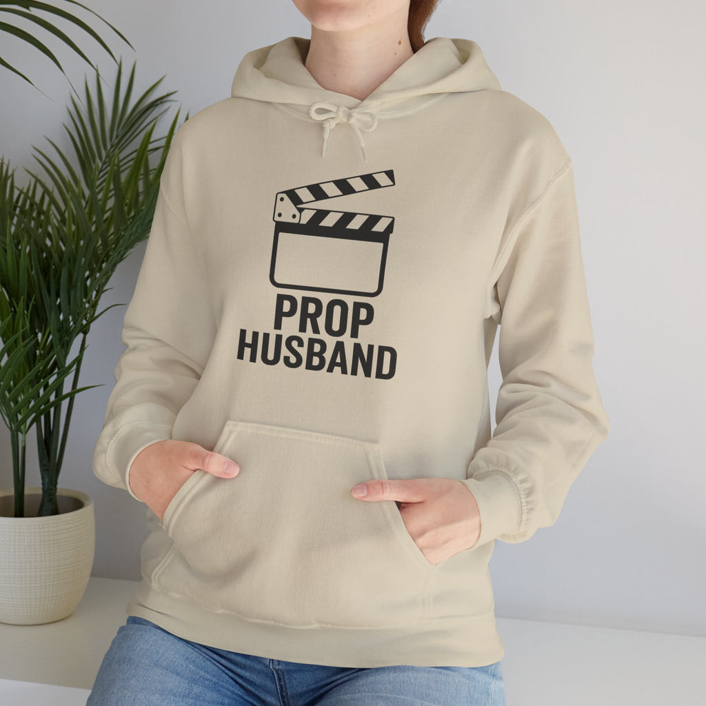 Prop Husband Hoodie — Funny Film Clapper Hooded Sweatshirt for Movie Lovers & Crew