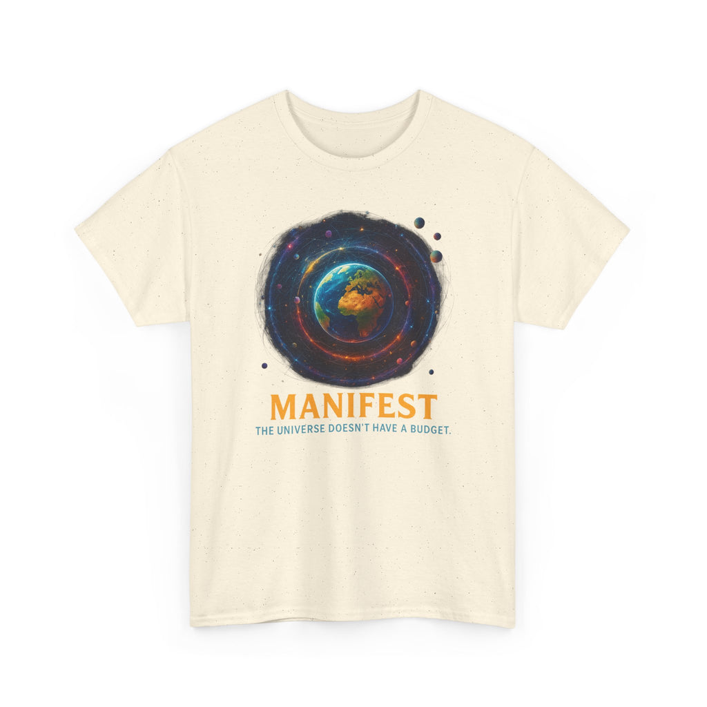 Manifest Unisex Heavy Cotton Tee | Cosmic Vibe Tee | Inspirational Shirt | Gift for Dreamers | Motivational Apparel | Universe Graphic [...]