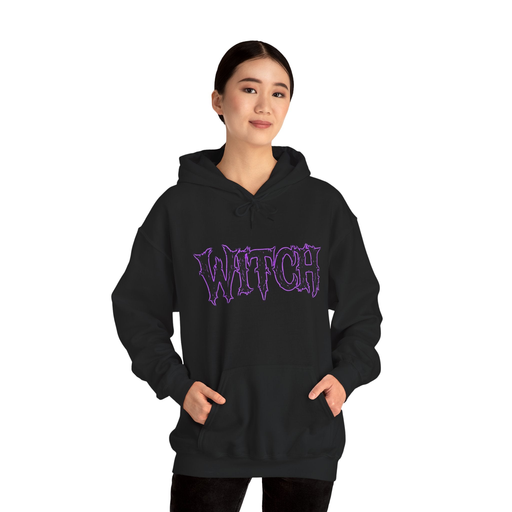 Witchy Vibes Hoodie - Cozy Sweatshirt for Halloween, Witch Lovers, Festivals, Everyday Wear, Occasions, Gift Ideas