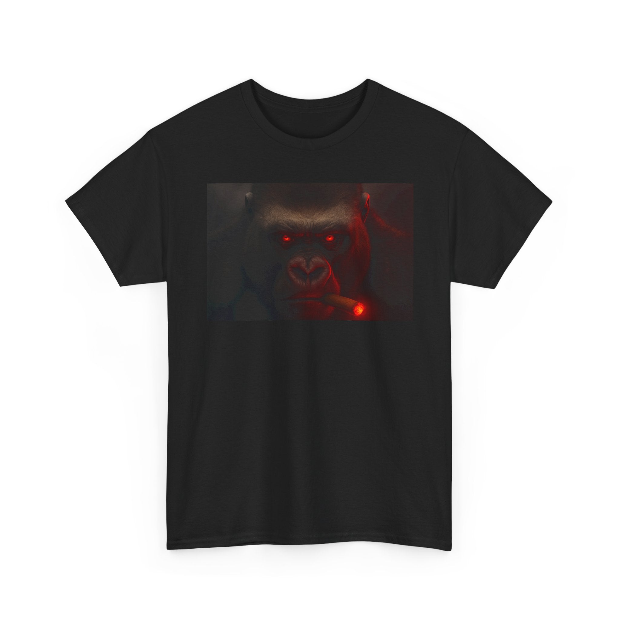 Beast Mode Gorilla - Unisex Heavy Cotton Shirt, Spooky Halloween Gift, Graphic T-Shirt, Casual Wear, Unique Design