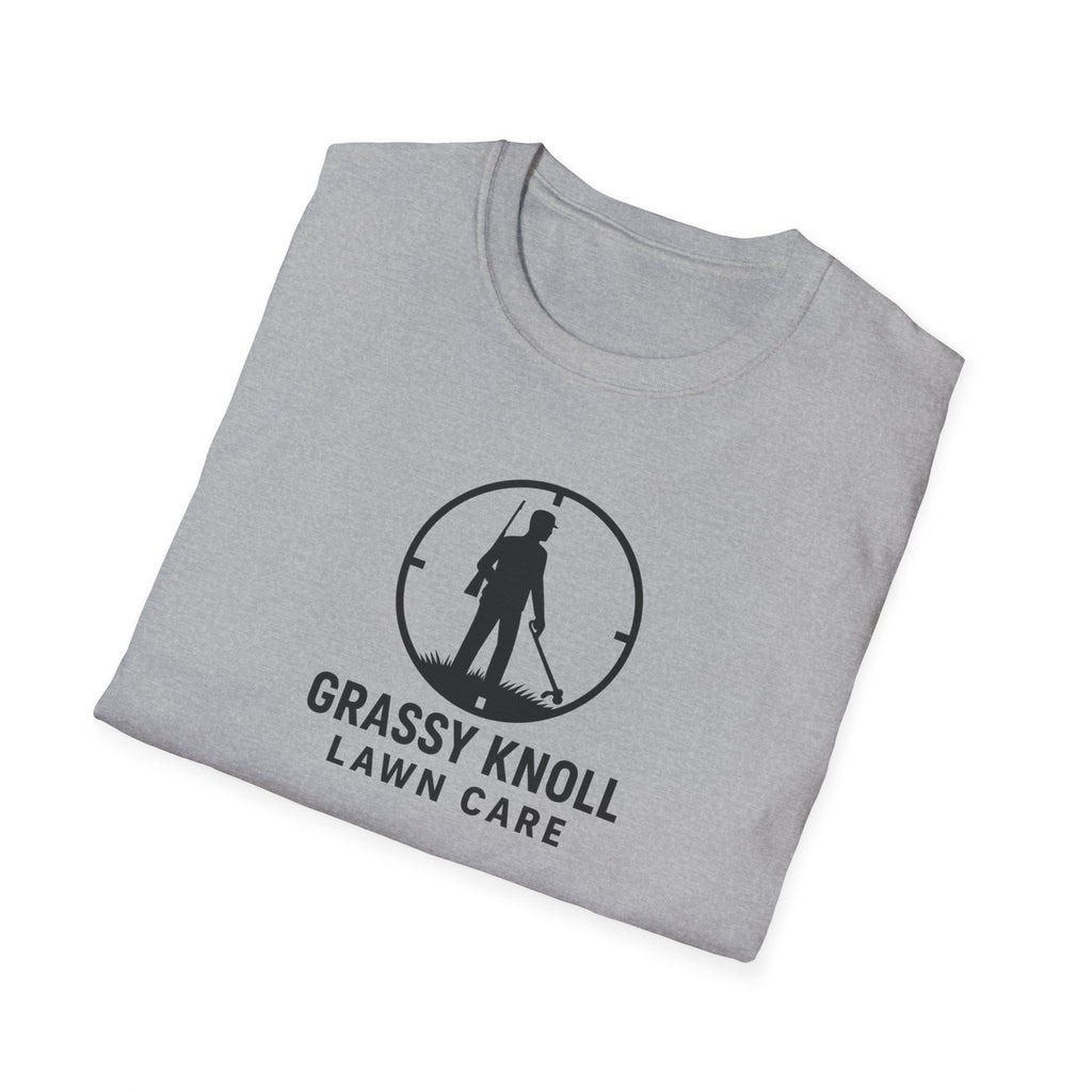 Grassy Knoll Lawn Care T-Shirt, Gardening Gift, Eco-Friendly Tee, Lawn Care Enthusiast Apparel, Outdoor Adventure Shirt