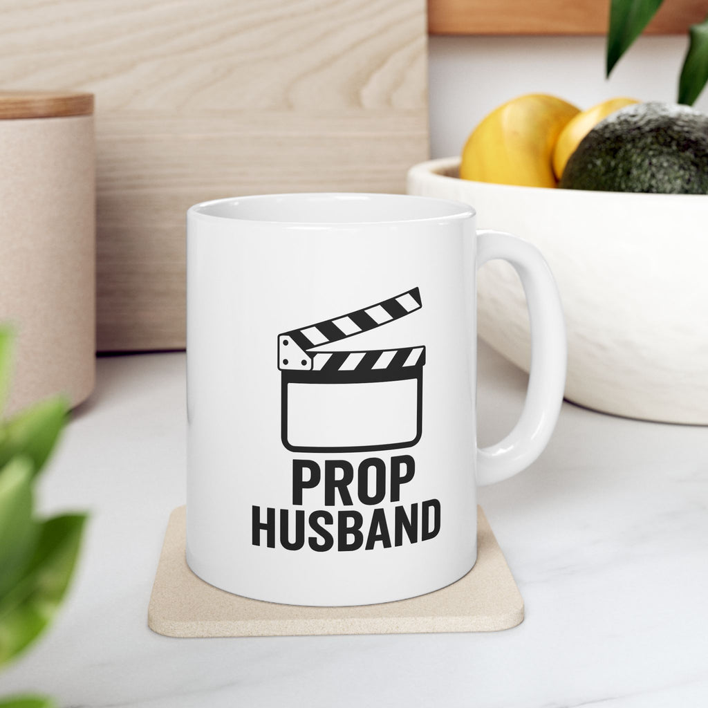 Funny PROP HUSBAND Ceramic Mug - Perfect Gift for Him, Coffee Cup, Humorous Present, Personalized Mug, Relationship Gift