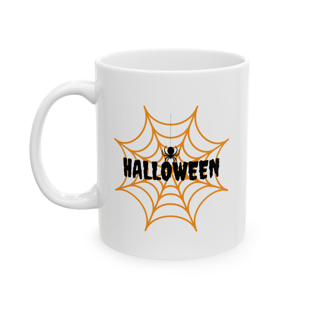 Spooky Halloween Spiders Web Coffee Mug - Perfect for Fall, Haunted House Decor, Gift for Witch Lovers, Coffee Cup, Halloween Party Favors