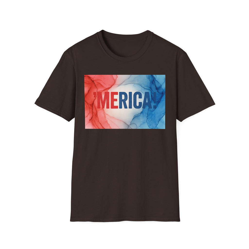 Patriotic Unisex T-Shirt with Colorful Smoke Design, American Spirit Shirt, 4th of July Tee, Casual Summer Top, Gift for Patriotic Holidays