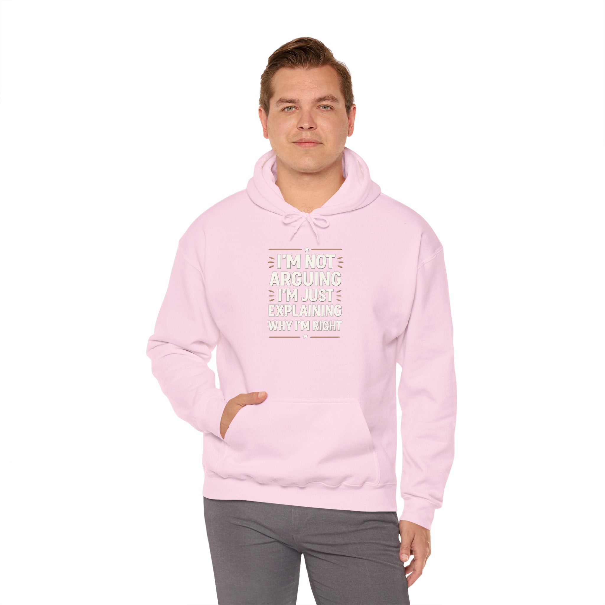 Who IS Right? Humorous Unisex Hooded Sweatshirt - Perfect for Friends, Family Gifts, Casual Wear, Comedy Lovers, Cozy Outfits