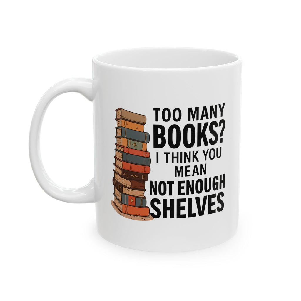 Book Lover's Ceramic Mug - Perfect Gift for Readers, Book Clubs, Librarians, Bookish Decor, Coffee & Tea Lovers