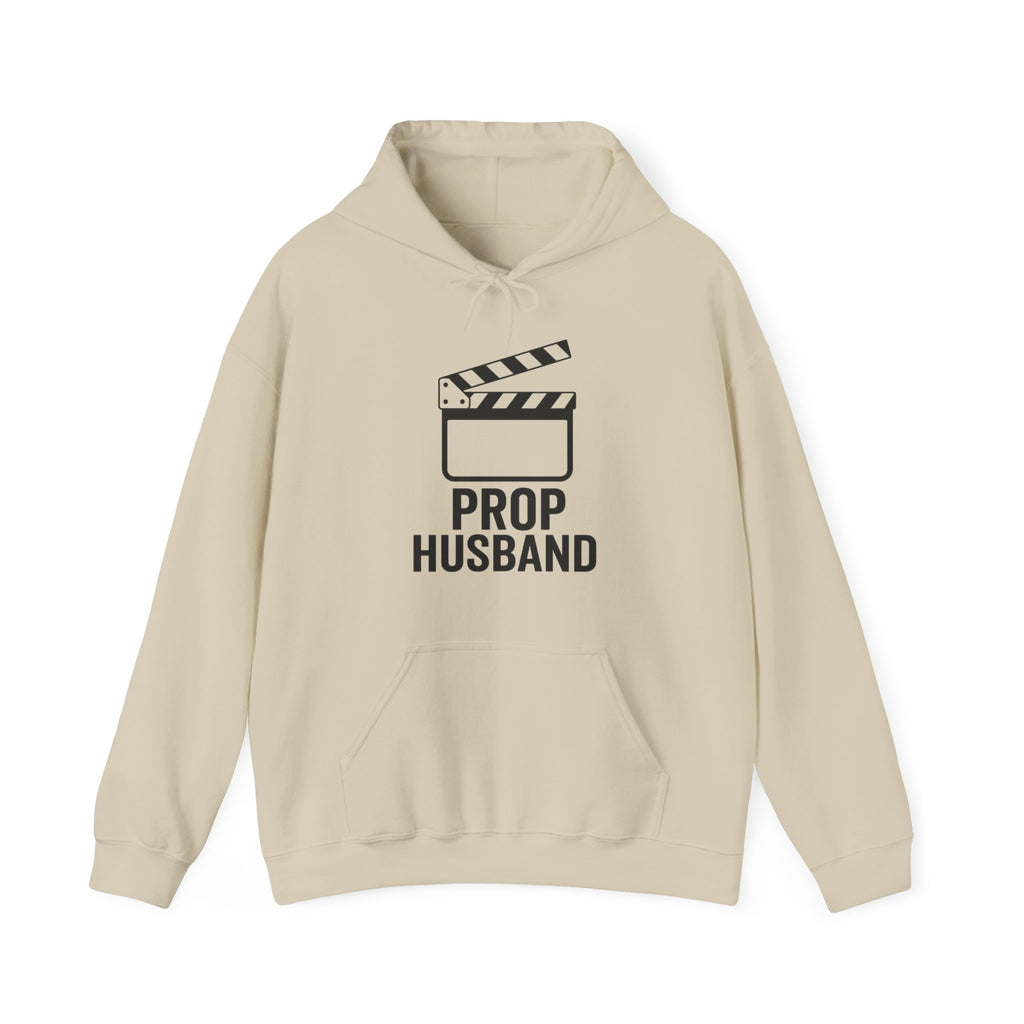 Prop Husband Hoodie — Funny Film Clapper Hooded Sweatshirt for Movie Lovers & Crew