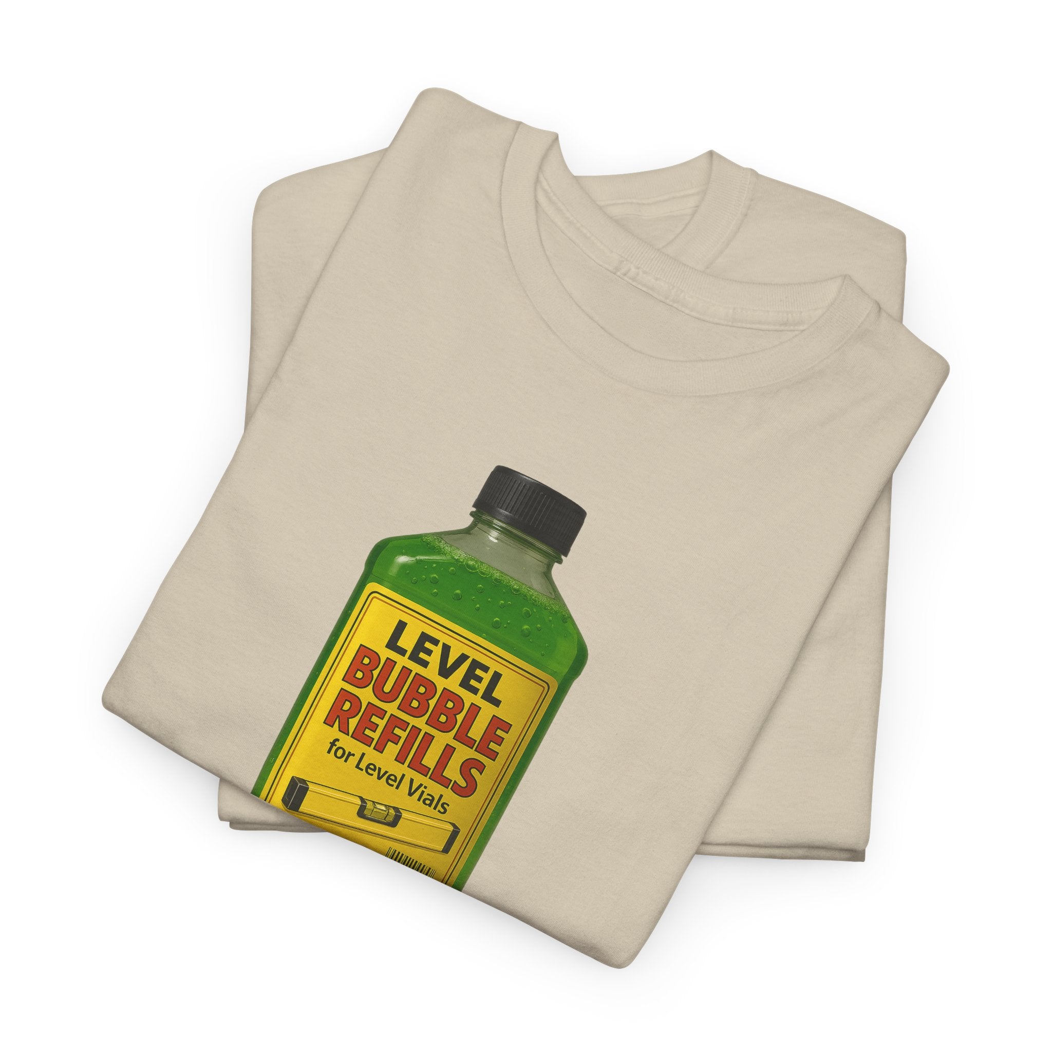 Level Bubbles Refill Gag T-shirt, Fun T-Shirt for Bubble Lovers,  Car Lovers, or just lovers. Casual Wear, Gift for Kids and Adults, Birthday, Summer Fun