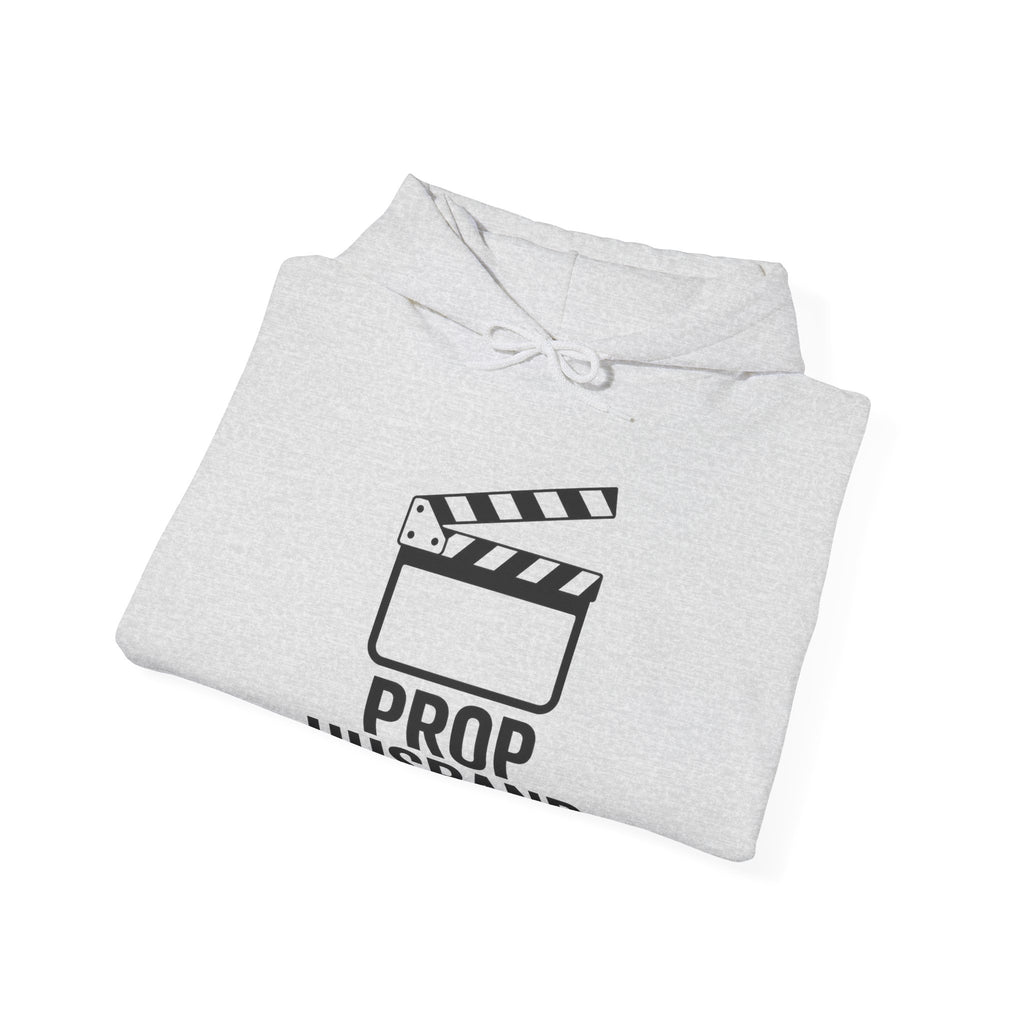 Prop Husband Hoodie — Funny Film Clapper Hooded Sweatshirt for Movie Lovers & Crew