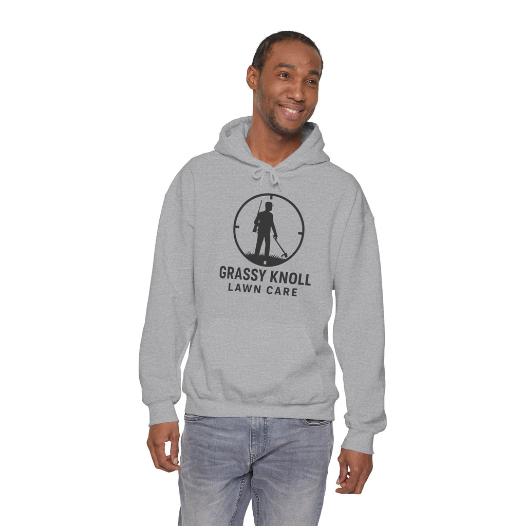 Grassy Knoll Lawn Care Hoodie – Logo Workwear Hooded Sweatshirt