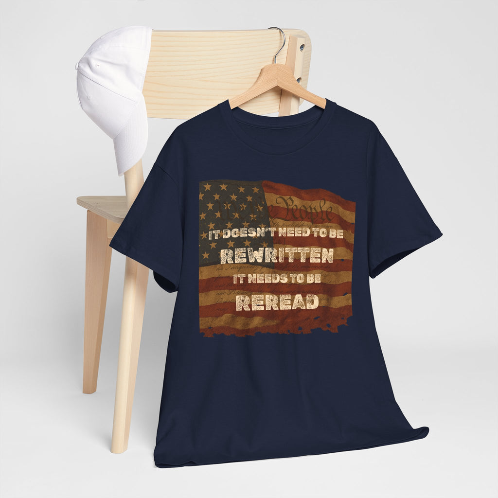 Patriotic Unisex Cotton Tee | Inspirational T-Shirt for Everyday Wear, Gifts, and Celebrations