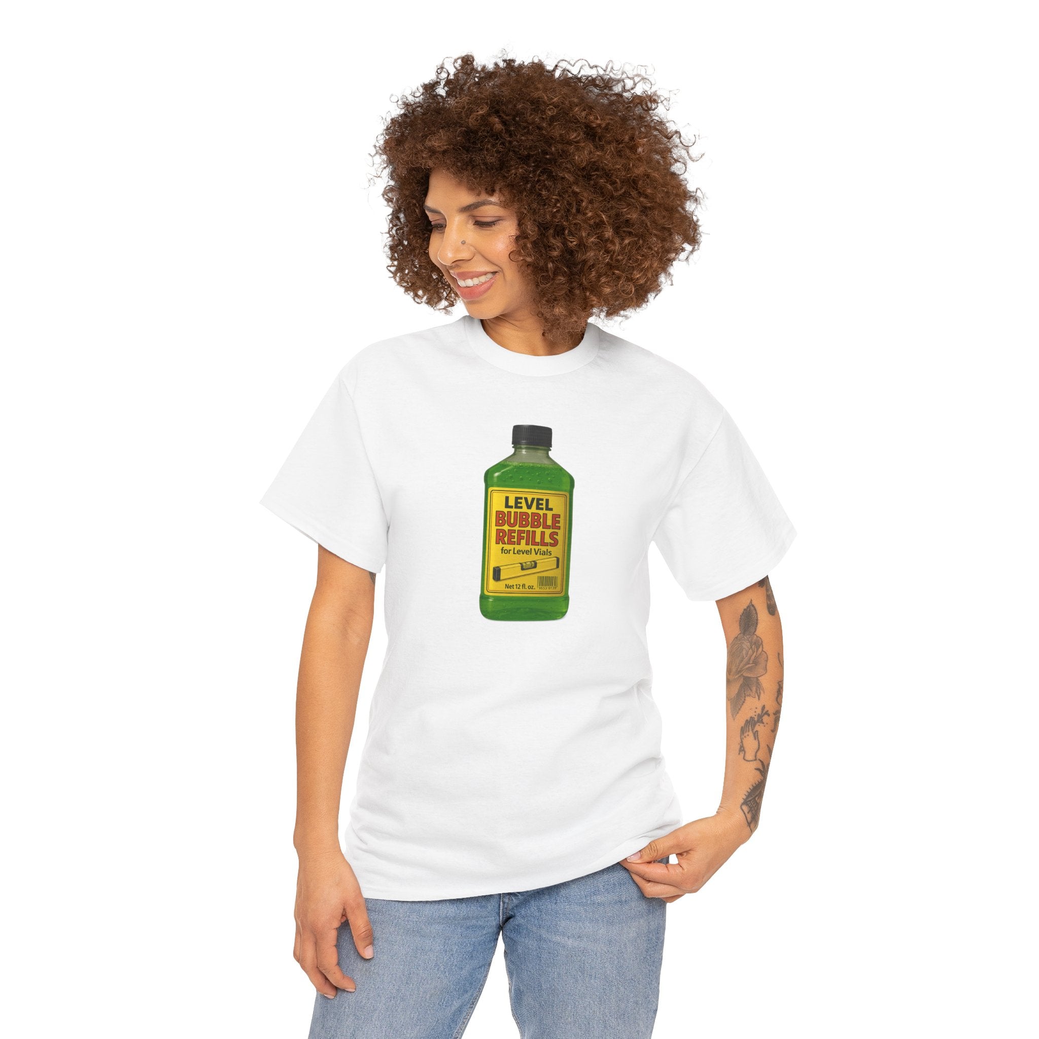Level Bubbles Refill Gag T-shirt, Fun T-Shirt for Bubble Lovers,  Car Lovers, or just lovers. Casual Wear, Gift for Kids and Adults, Birthday, Summer Fun