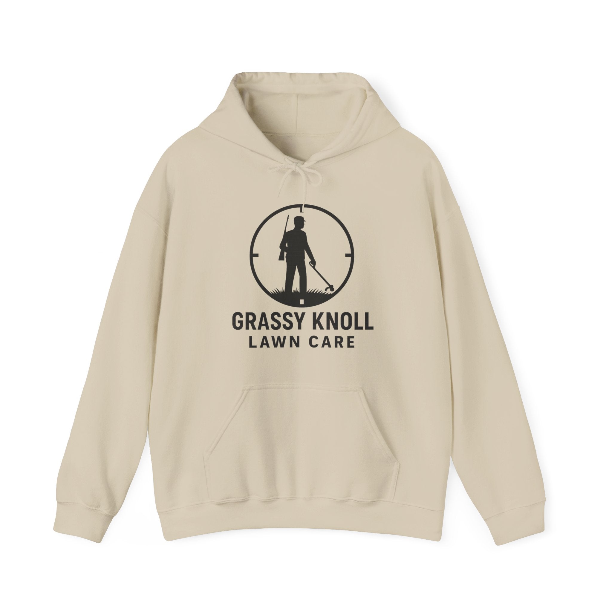 Grassy Knoll Lawn Care Hoodie – Logo Workwear Hooded Sweatshirt