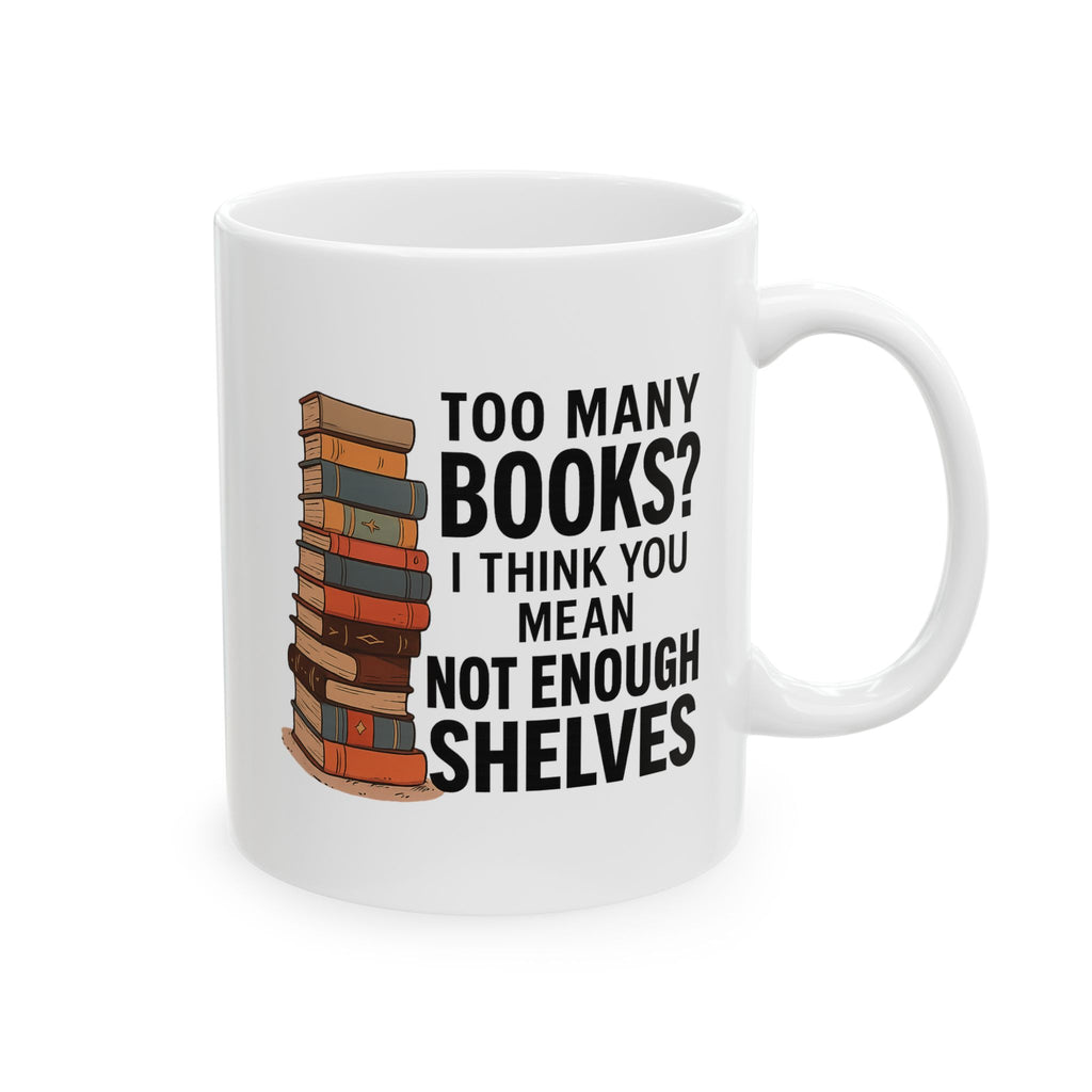 Book Lover's Ceramic Mug - Perfect Gift for Readers, Book Clubs, Librarians, Bookish Decor, Coffee & Tea Lovers