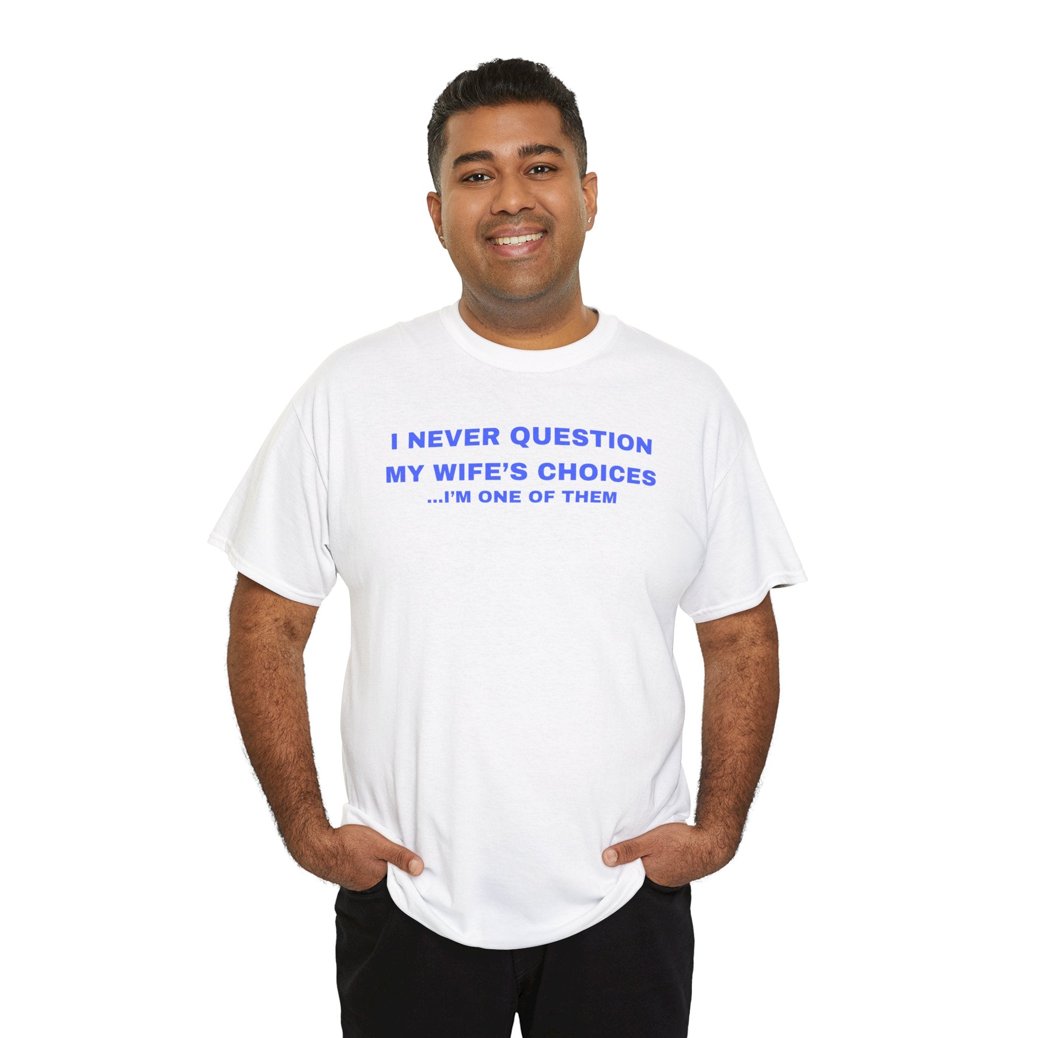 Humorous Unisex Cotton T-shirt - Perfect Gift for Couples, Giggles, Casual Wear, Everyday Fun