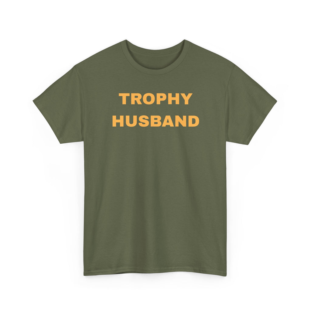 Trophy Husband T-shirt - Casual Gift for Him, Funny Apparel, Perfect for Anniversaries, Birthdays, and Weddings, Father's Day, Quirky Men's Shirt