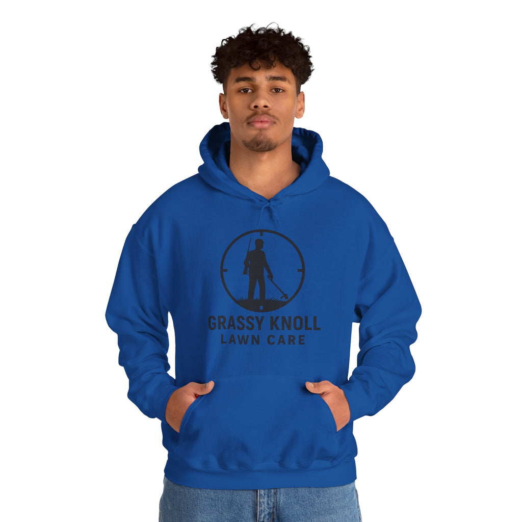 Grassy Knoll Lawn Care Hoodie – Logo Workwear Hooded Sweatshirt