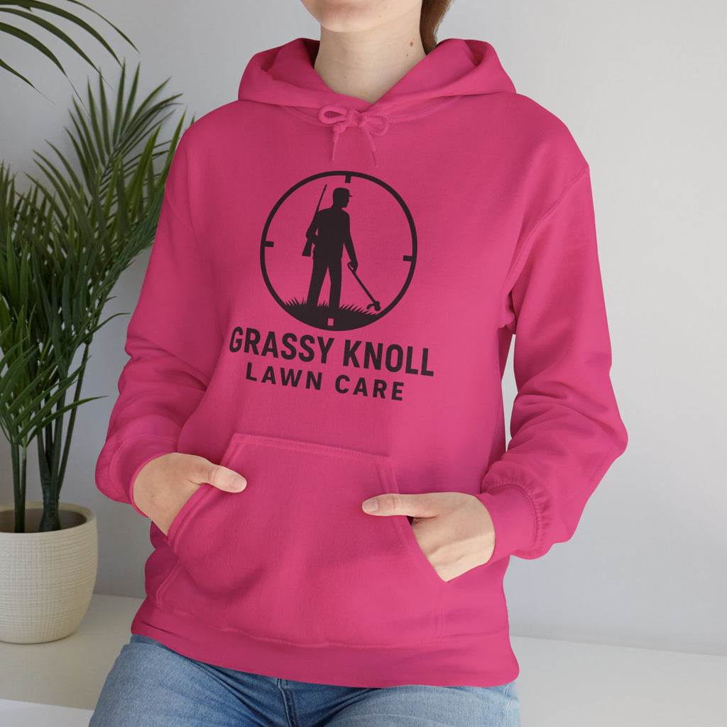 Grassy Knoll Lawn Care Hoodie – Logo Workwear Hooded Sweatshirt