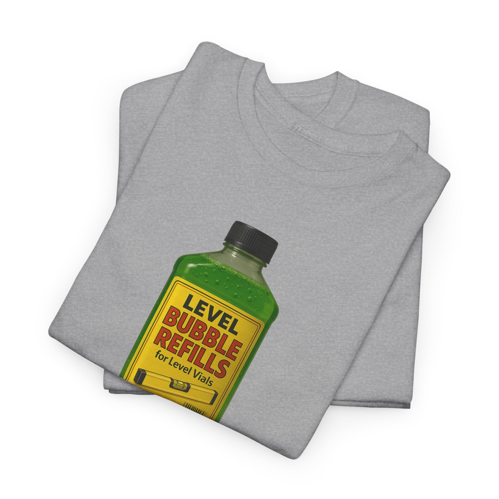 Level Bubbles Refill Gag T-shirt, Fun T-Shirt for Bubble Lovers,  Car Lovers, or just lovers. Casual Wear, Gift for Kids and Adults, Birthday, Summer Fun