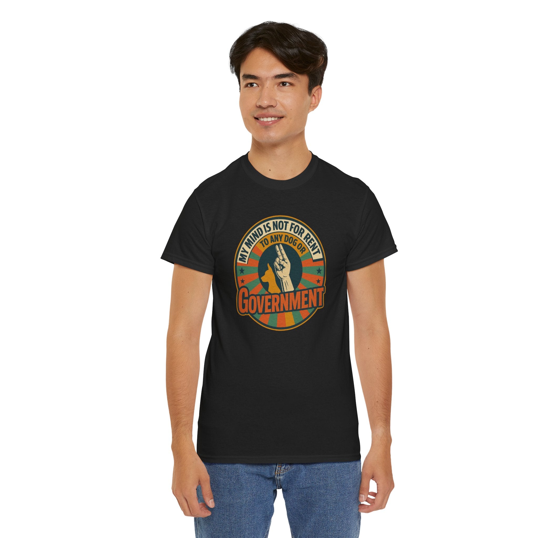 'My Mind is Not for Rent' Graphic T-Shirt, Political T-Shirt, Funny Gift, Protest Wear, Casual Apparel