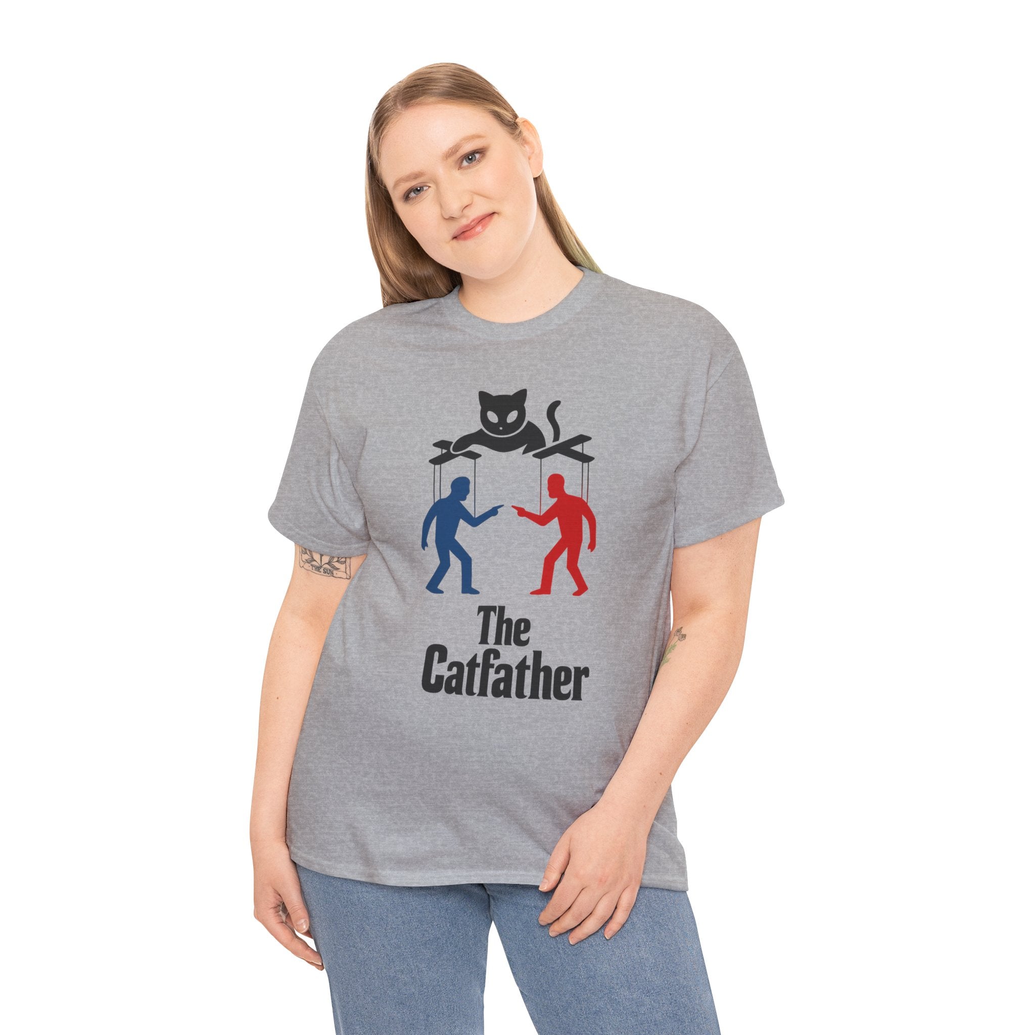 The Catfather Unisex Heavy Cotton T-shirt| Funny Cat T-Shirt | Gift for Cat Lovers | Pet Owner Shirt | Casual Everyday Wear | Unique Cat [...]