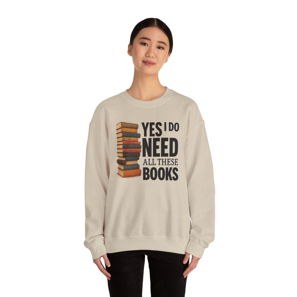 Book Lover's Sweatshirt: Cozy Reading Sweater, Gift for Writers, Library Lover, Literary Apparel, Perfect for Book Clubs