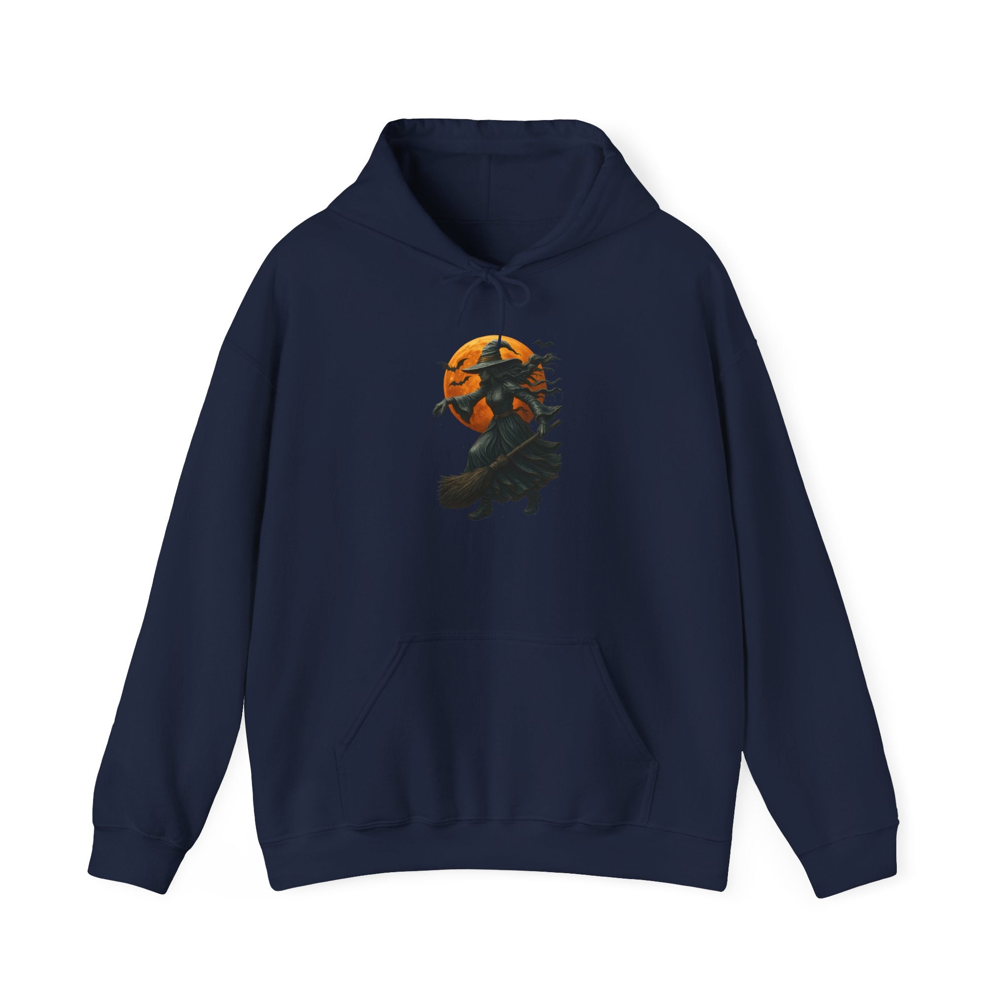 Halloween-Inspired Witch Hoodie, Cozy Fall Sweatshirt, Unisex Autumn Apparel, Spooky Season Gift, Perfect for October Celebrations