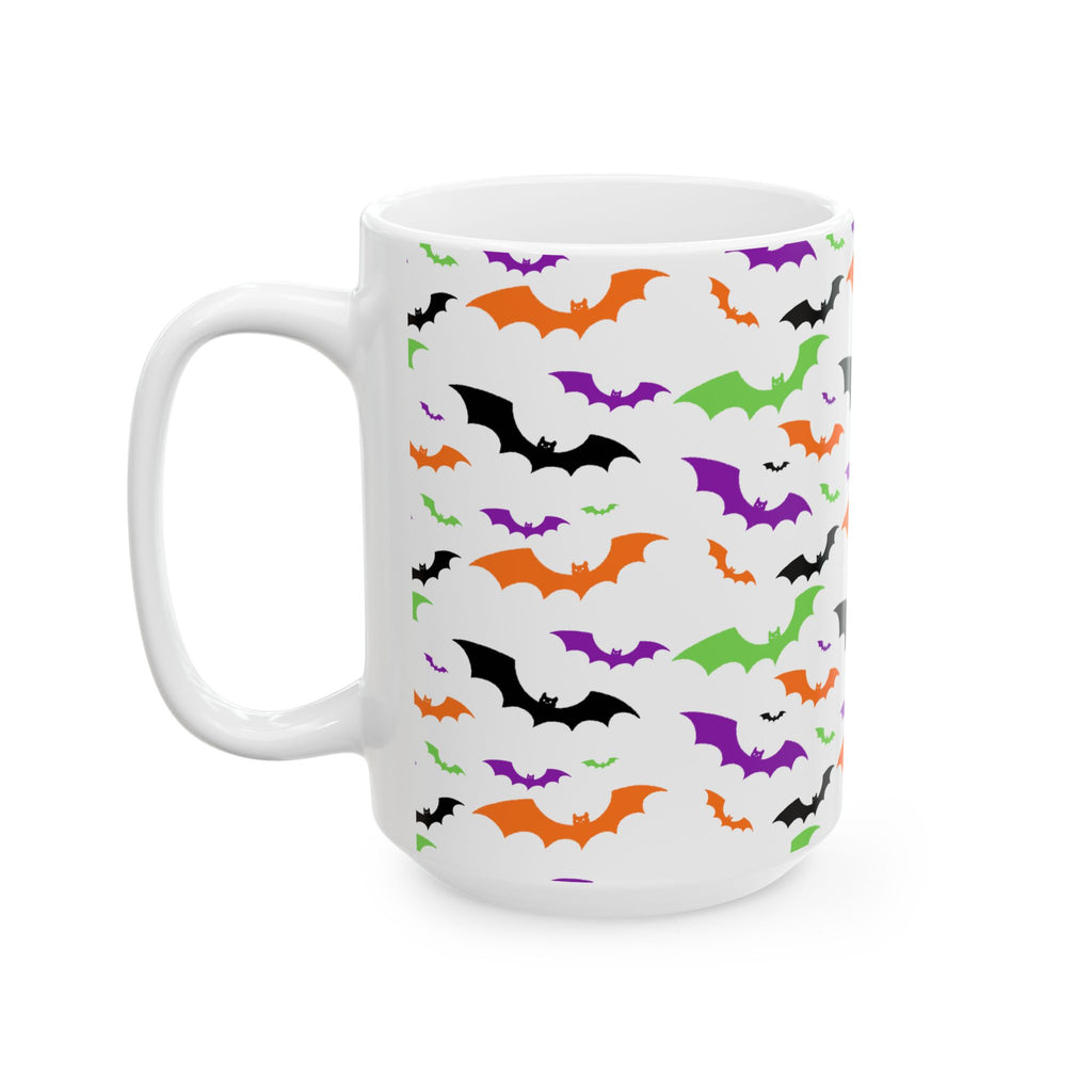 Halloween Bat Ceramic Mug - Perfect for Spooky Season, Coffee Lover Gift, Trick or Treat, Unique Halloween Decor, Witchy Vibes