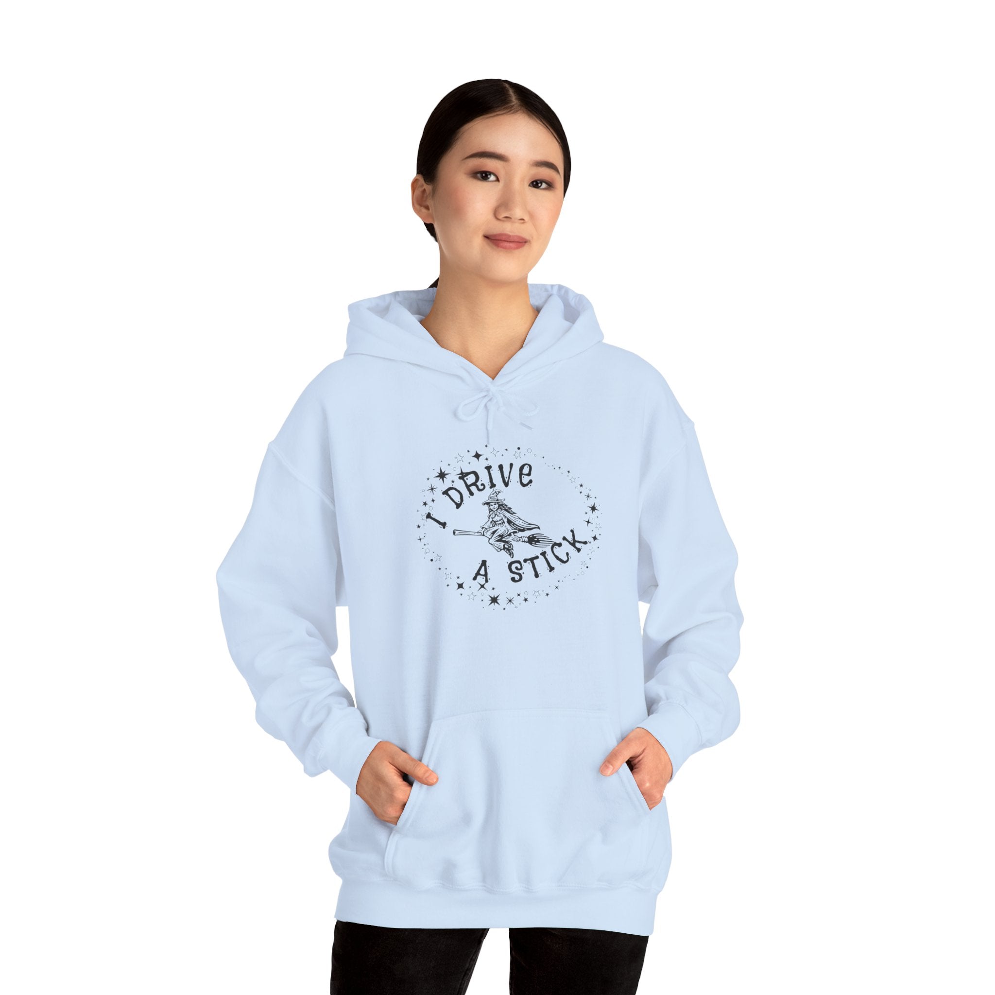 Funny I DRIVE A STICK Hoodie | Perfect Gift for Halloween, Casual Wear, Birthday, and More