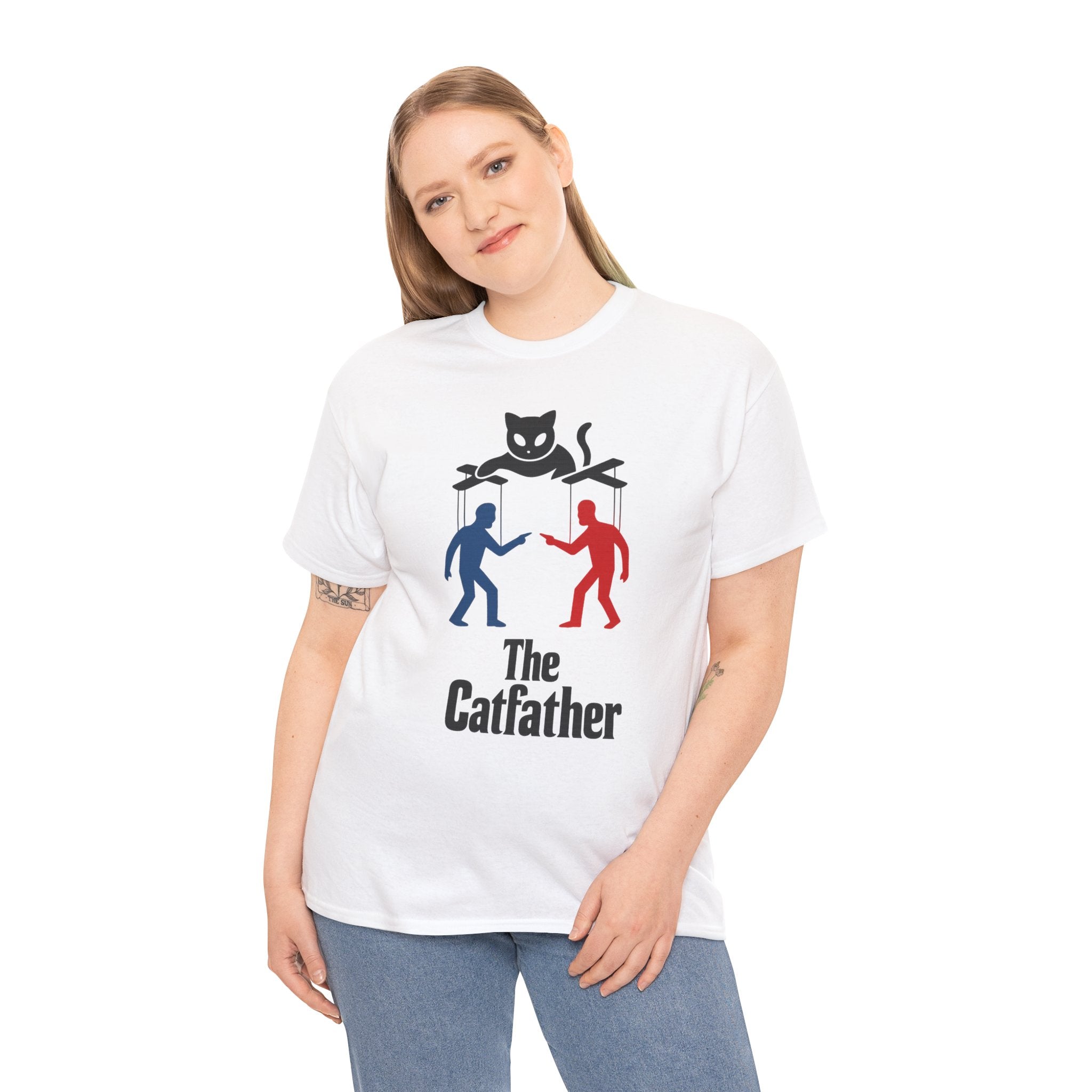 The Catfather Unisex Heavy Cotton T-shirt| Funny Cat T-Shirt | Gift for Cat Lovers | Pet Owner Shirt | Casual Everyday Wear | Unique Cat [...]