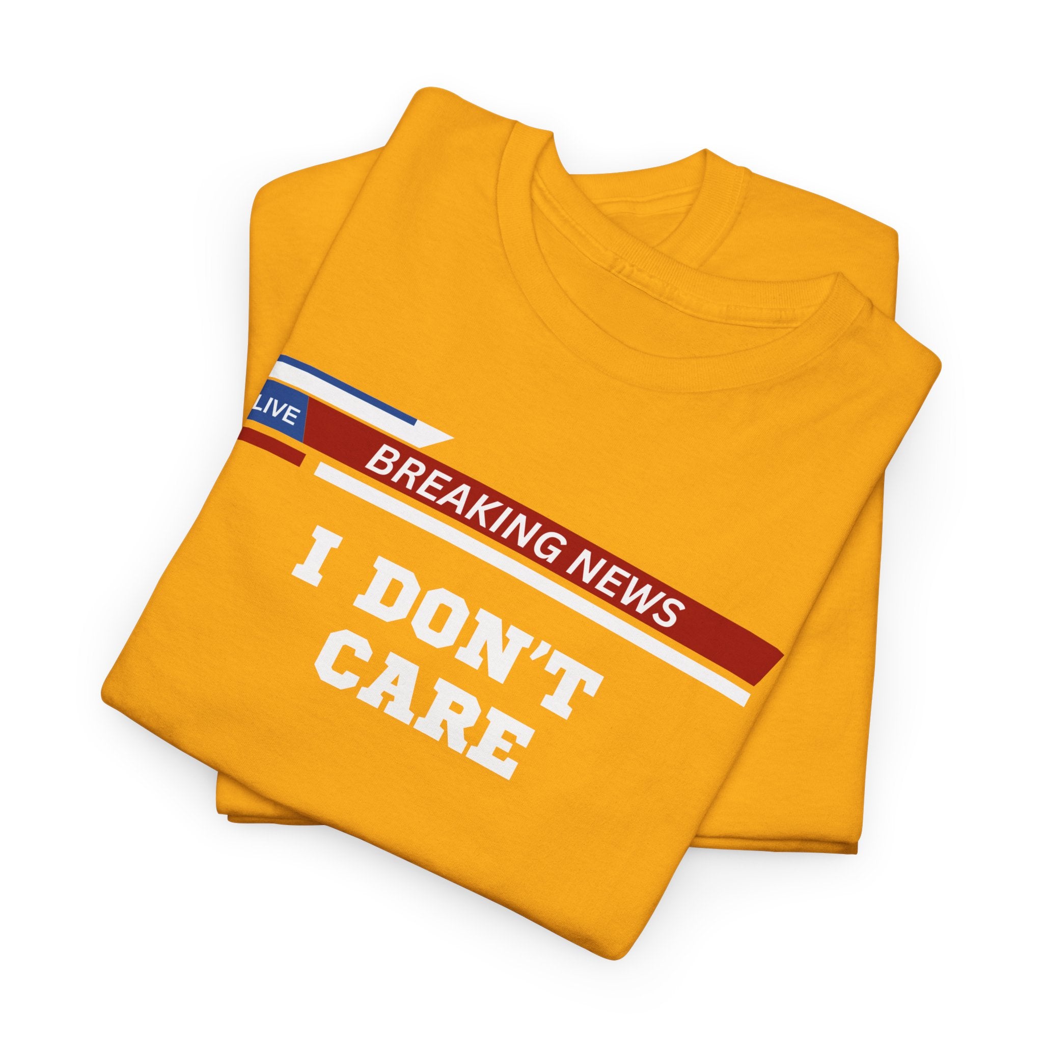 Breaking News Unisex Heavy Cotton Tee - Casual Wear, Gift for News Lovers, Birthday Shirt, Trendy Graphic Tee, Everyday Comfort