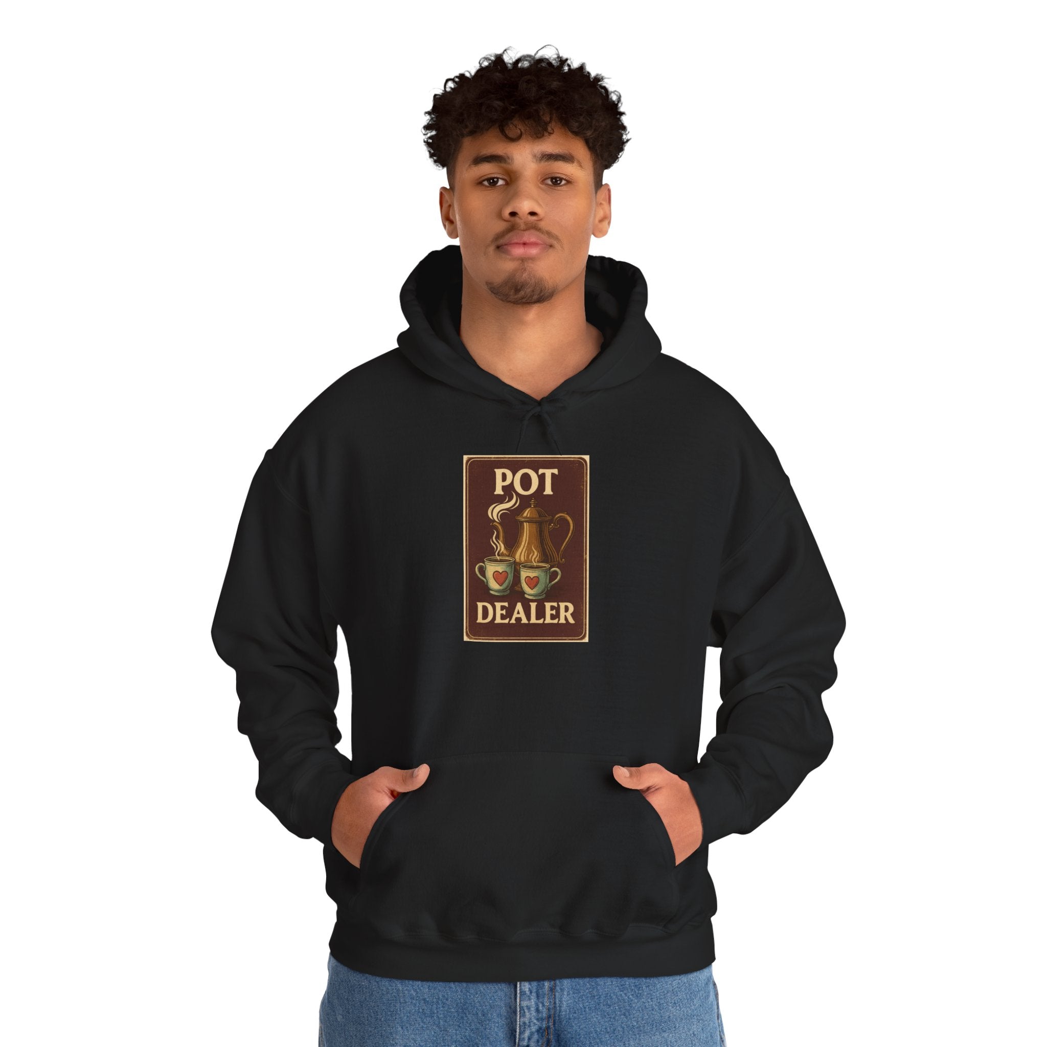 Pot Dealer Hoodie, Funny Gift, Unisex Sweatshirt Hoodie , Cozy Casual Wear, Perfect for Coffee Lovers