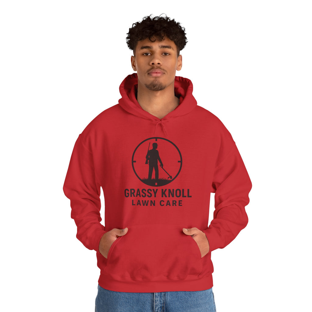 Grassy Knoll Lawn Care Hoodie – Logo Workwear Hooded Sweatshirt