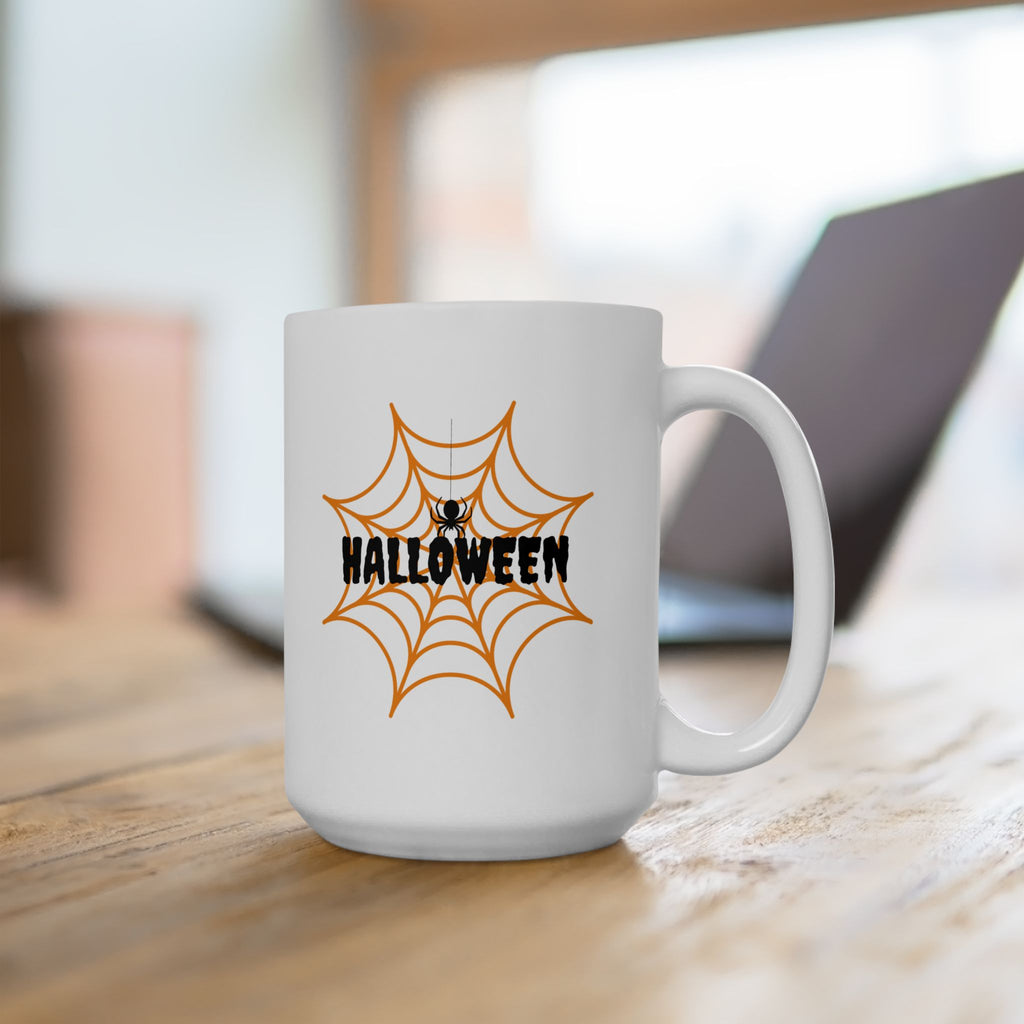 Spooky Halloween Spiders Web Coffee Mug - Perfect for Fall, Haunted House Decor, Gift for Witch Lovers, Coffee Cup, Halloween Party Favors