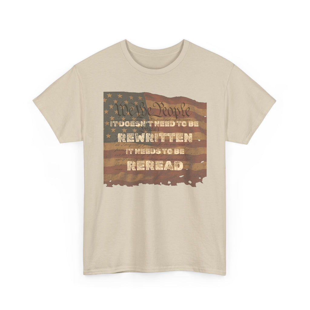 Patriotic Unisex Cotton Tee | Inspirational T-Shirt for Everyday Wear, Gifts, and Celebrations