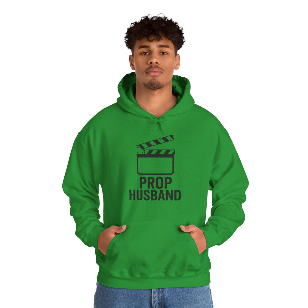 Prop Husband Hoodie — Funny Film Clapper Hooded Sweatshirt for Movie Lovers & Crew