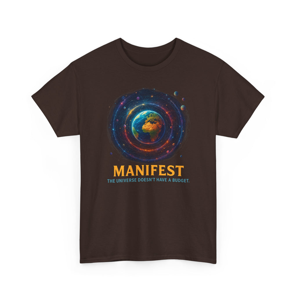 Manifest Unisex Heavy Cotton Tee | Cosmic Vibe Tee | Inspirational Shirt | Gift for Dreamers | Motivational Apparel | Universe Graphic [...]