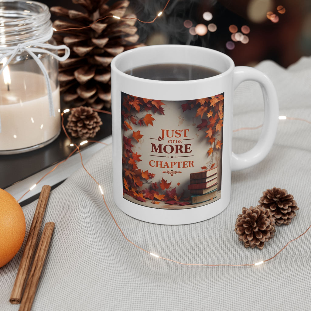Autumn Leaves Ceramic Mug | Cozy Fall Coffee Cup, Seasonal Gift, Home Decor, Thanksgiving Mug, Hot Drink
