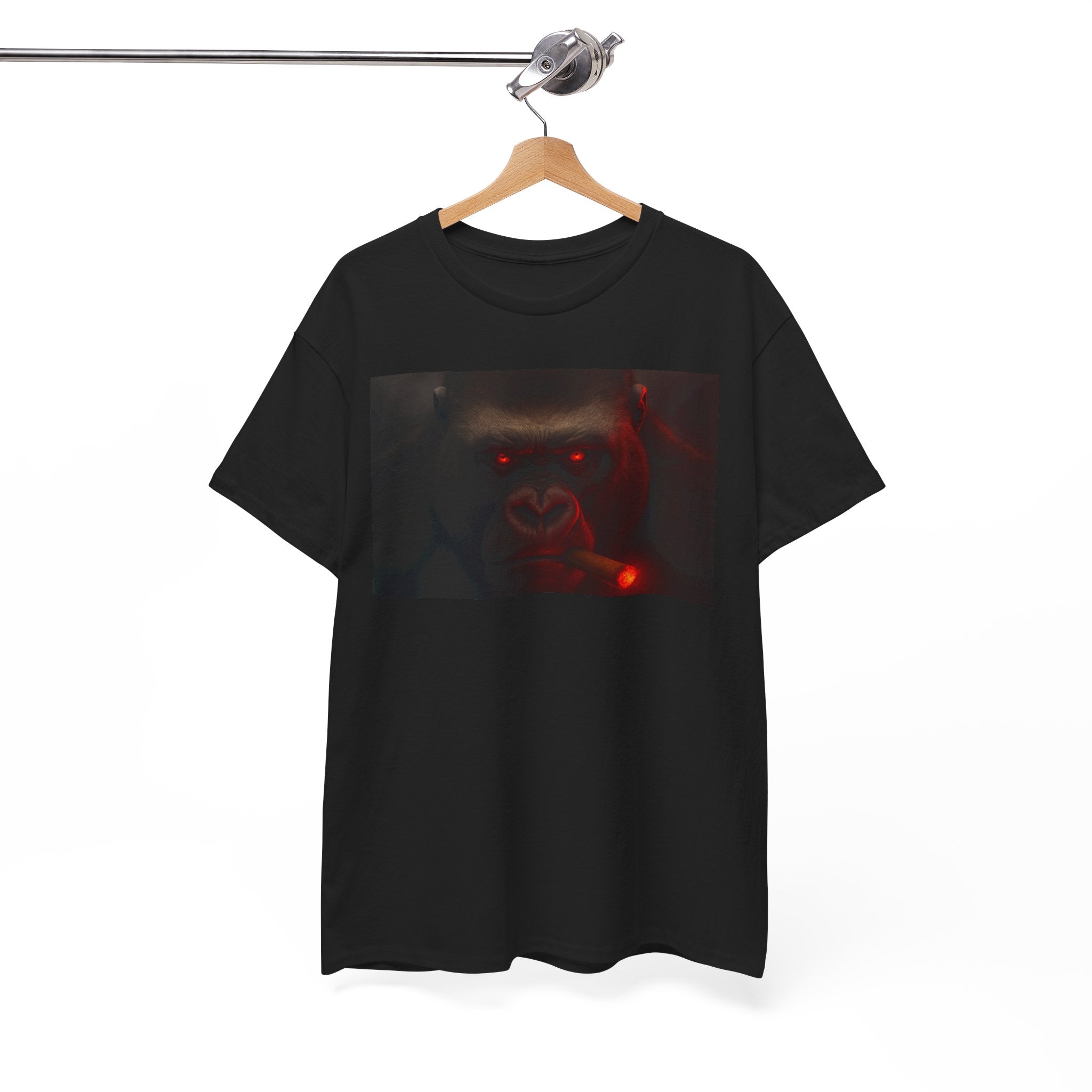Beast Mode Gorilla - Unisex Heavy Cotton Shirt, Spooky Halloween Gift, Graphic T-Shirt, Casual Wear, Unique Design