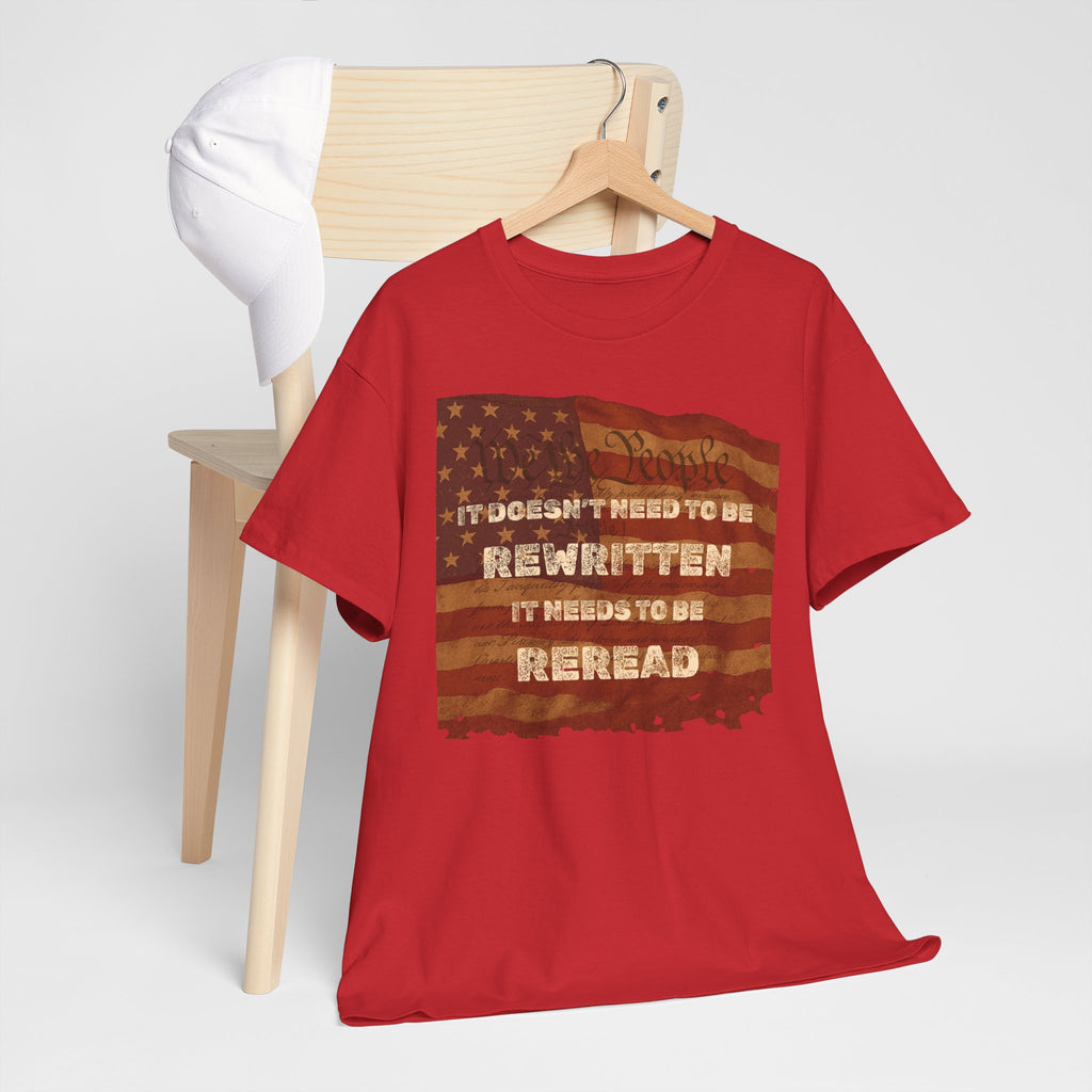 Patriotic Unisex Cotton Tee | Inspirational T-Shirt for Everyday Wear, Gifts, and Celebrations