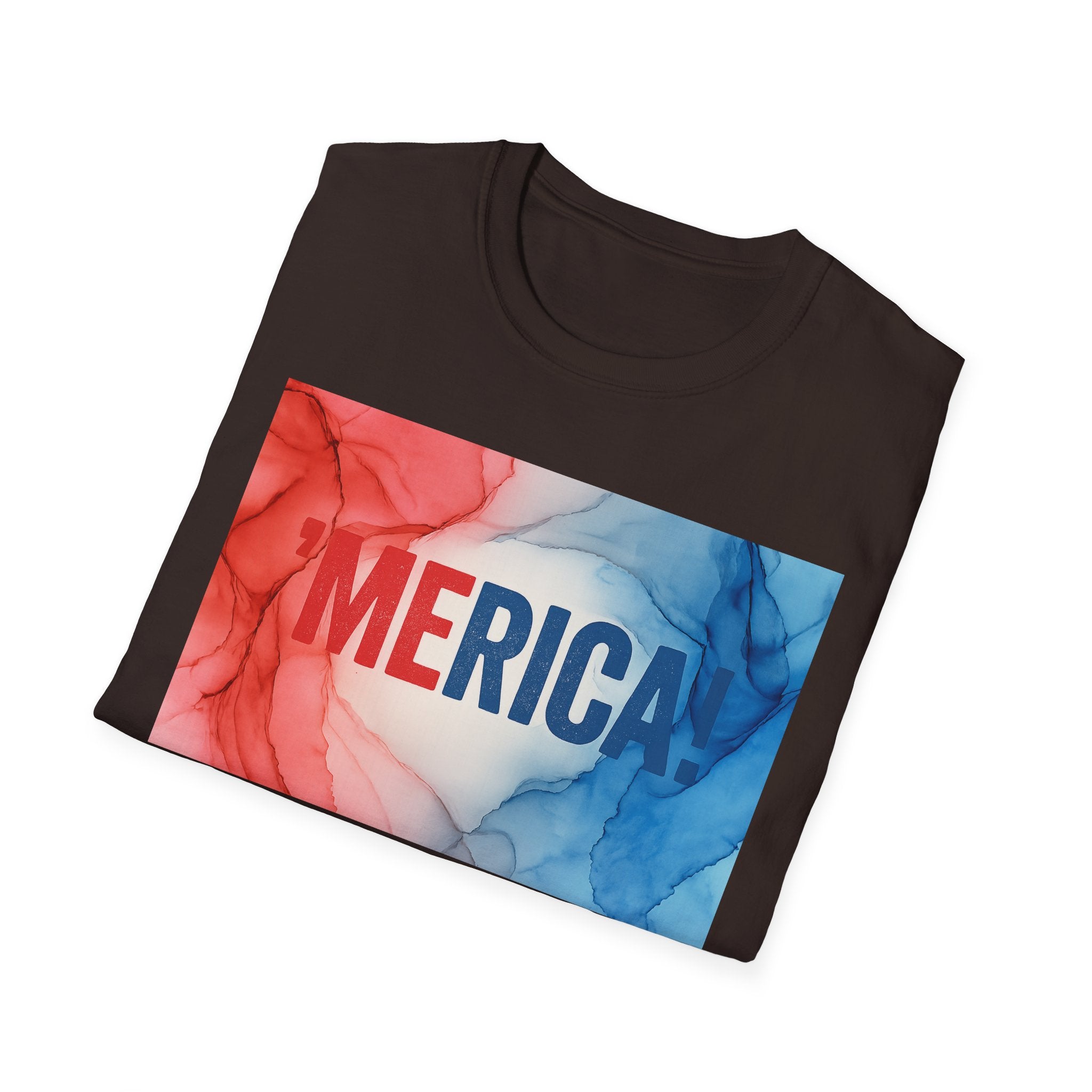 Patriotic Unisex T-Shirt with Colorful Smoke Design, American Spirit Shirt, 4th of July Tee, Casual Summer Top, Gift for Patriotic Holidays